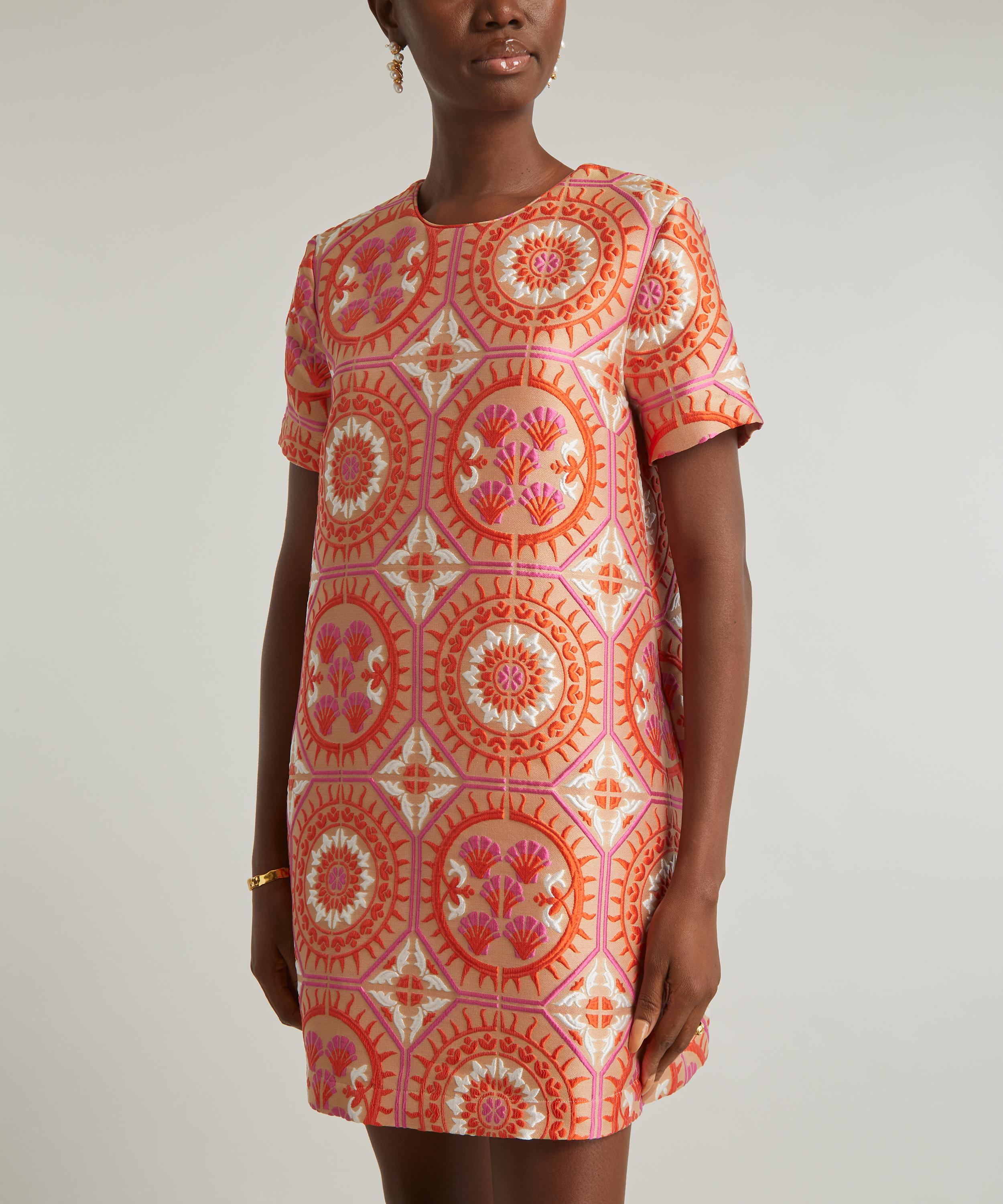 Jacquard Print Swing Dress by Kaleidoscope