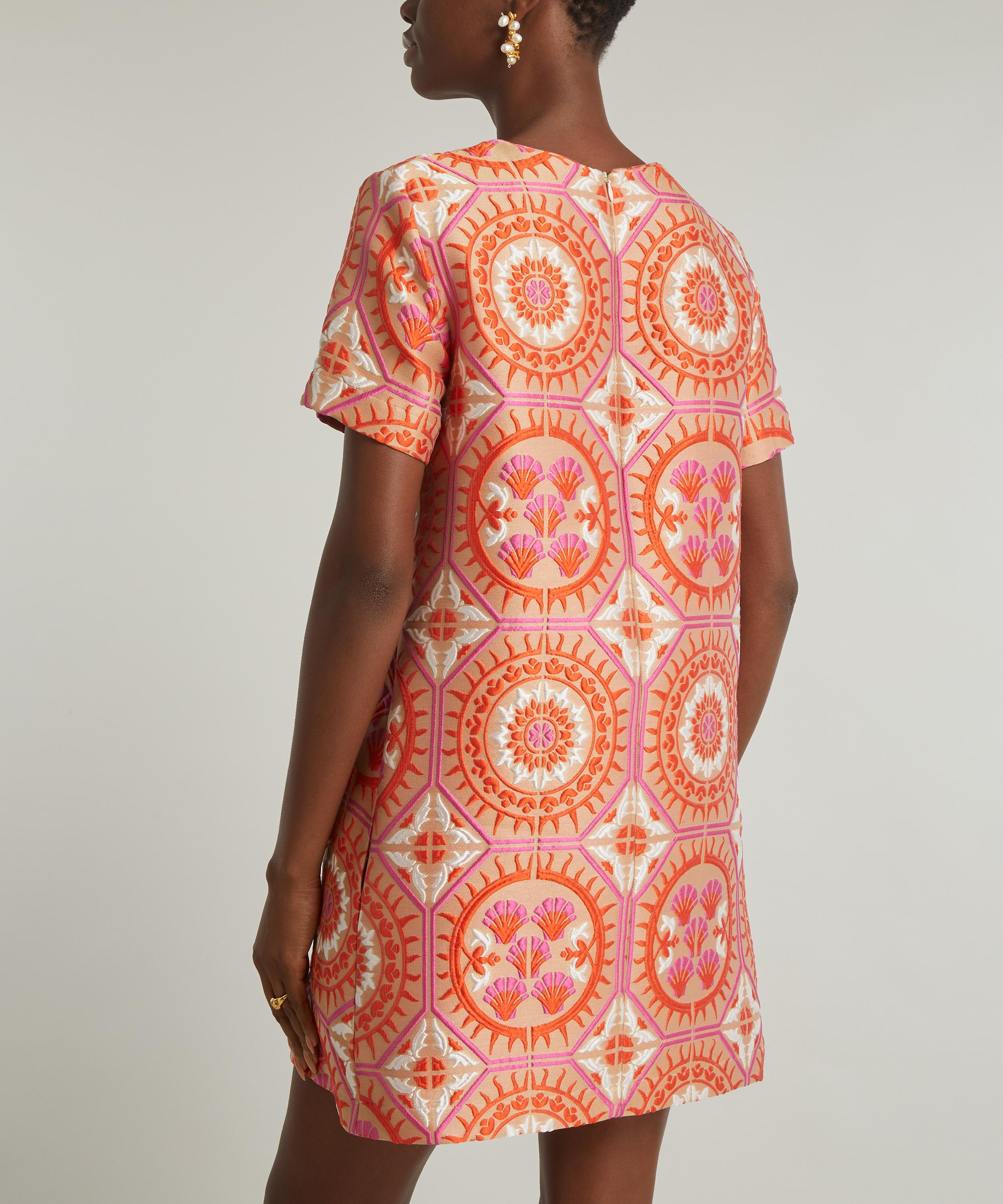 La DoubleJ - Mini Swing Sun Jacquard Dress image number 3