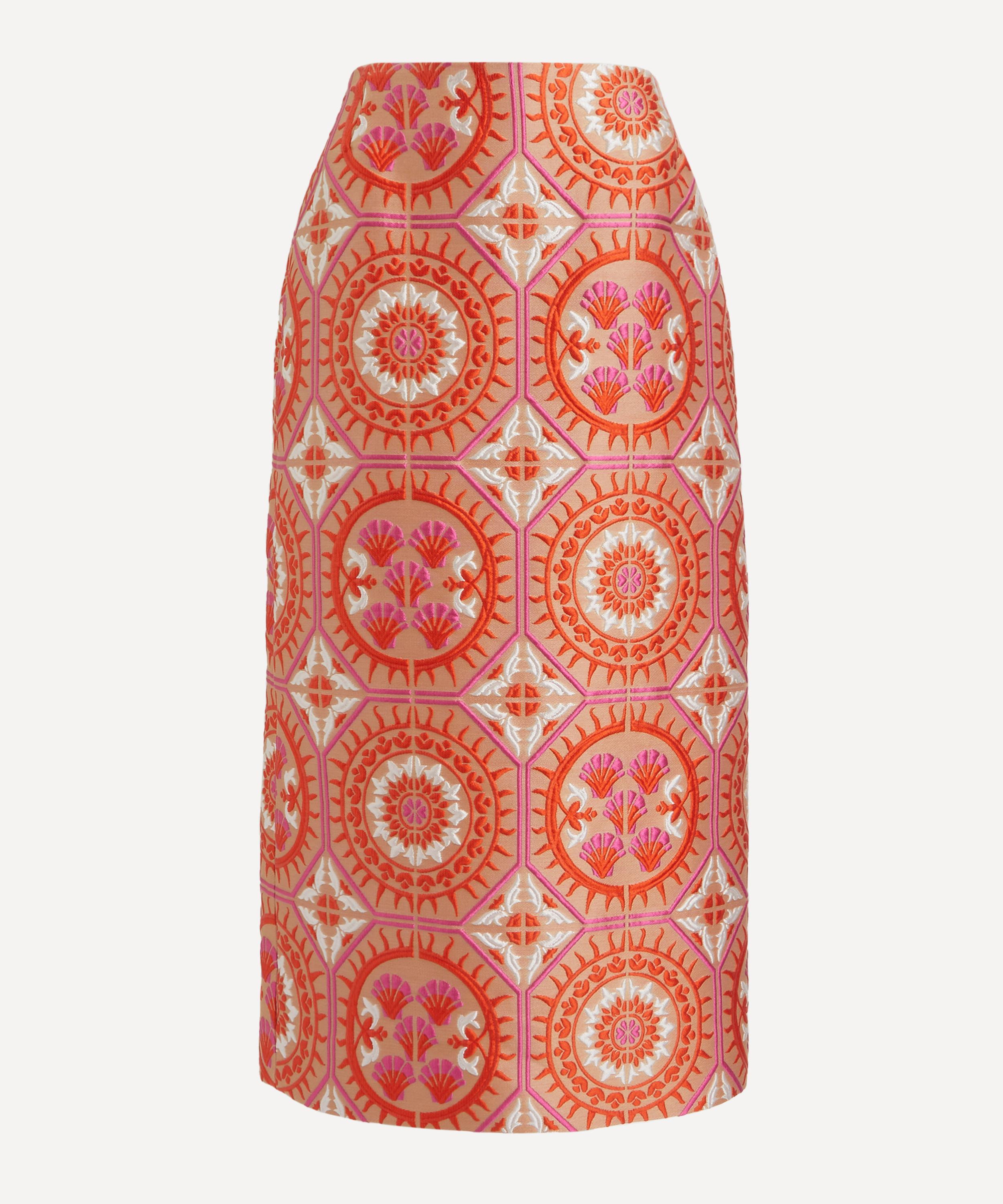 La DoubleJ - Sun Jacquard Pencil Skirt image number 0