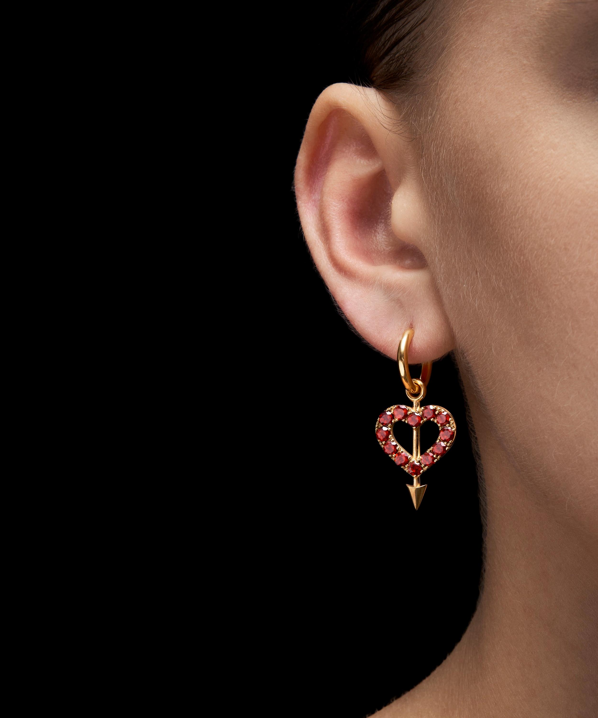 Maria Nilsdotter - 18ct Gold-Plated Revenge Hoop Earring image number 1