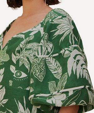 FARM Rio - Forest Soul Green Mini-Dress image number 3
