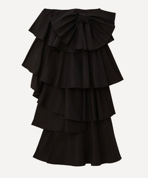 FARM Rio - Black Tiered Bow Detail Maxi-Skirt image number 0