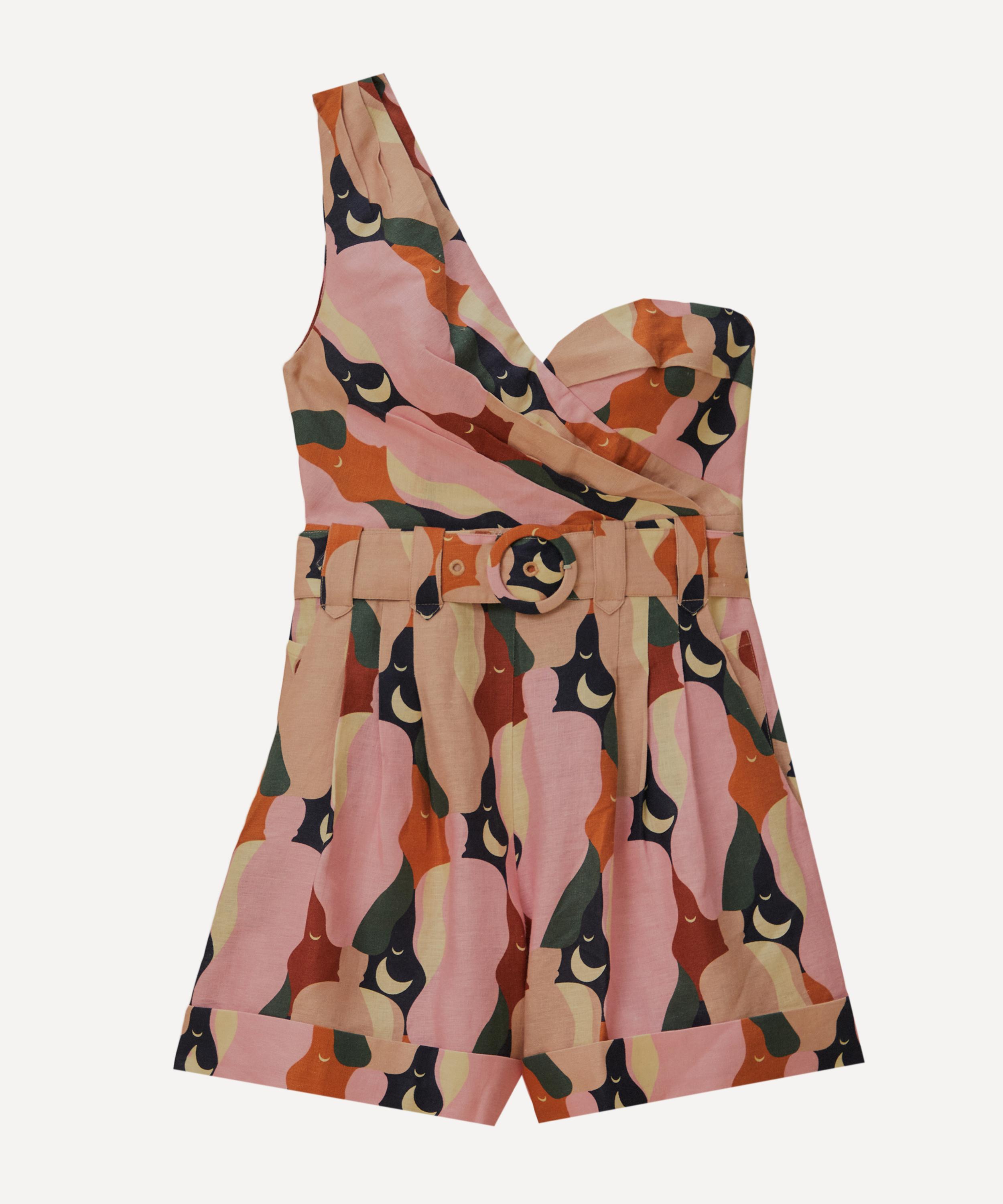 FARM Rio - Kiss Multicolour One-Shoulder Romper image number 0