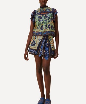 FARM Rio - The Ocean Tapestry Top from Rio de Janeiro-based label FARM Rio brings some Brazilian vivacity to your new-season edit. image number 1
