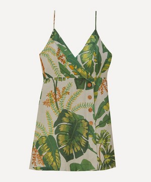 FARM Rio - Tropical Forest Off-White Mini-Dress image number 0