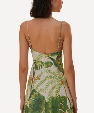FARM Rio - Tropical Forest Off-White Mini-Dress image number 1