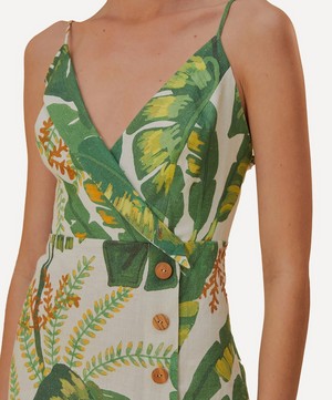 FARM Rio - Tropical Forest Off-White Mini-Dress image number 2