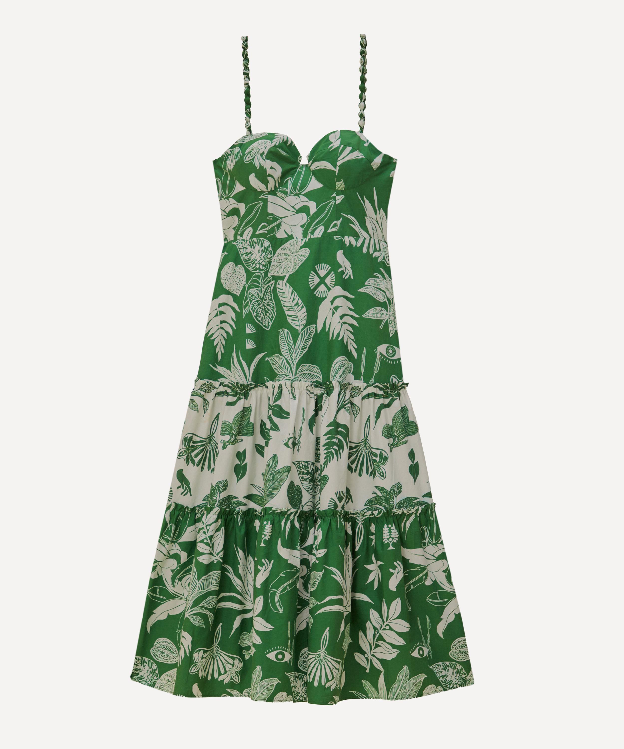 FARM Rio - Forest Soul Mix Midi-Dress image number 0