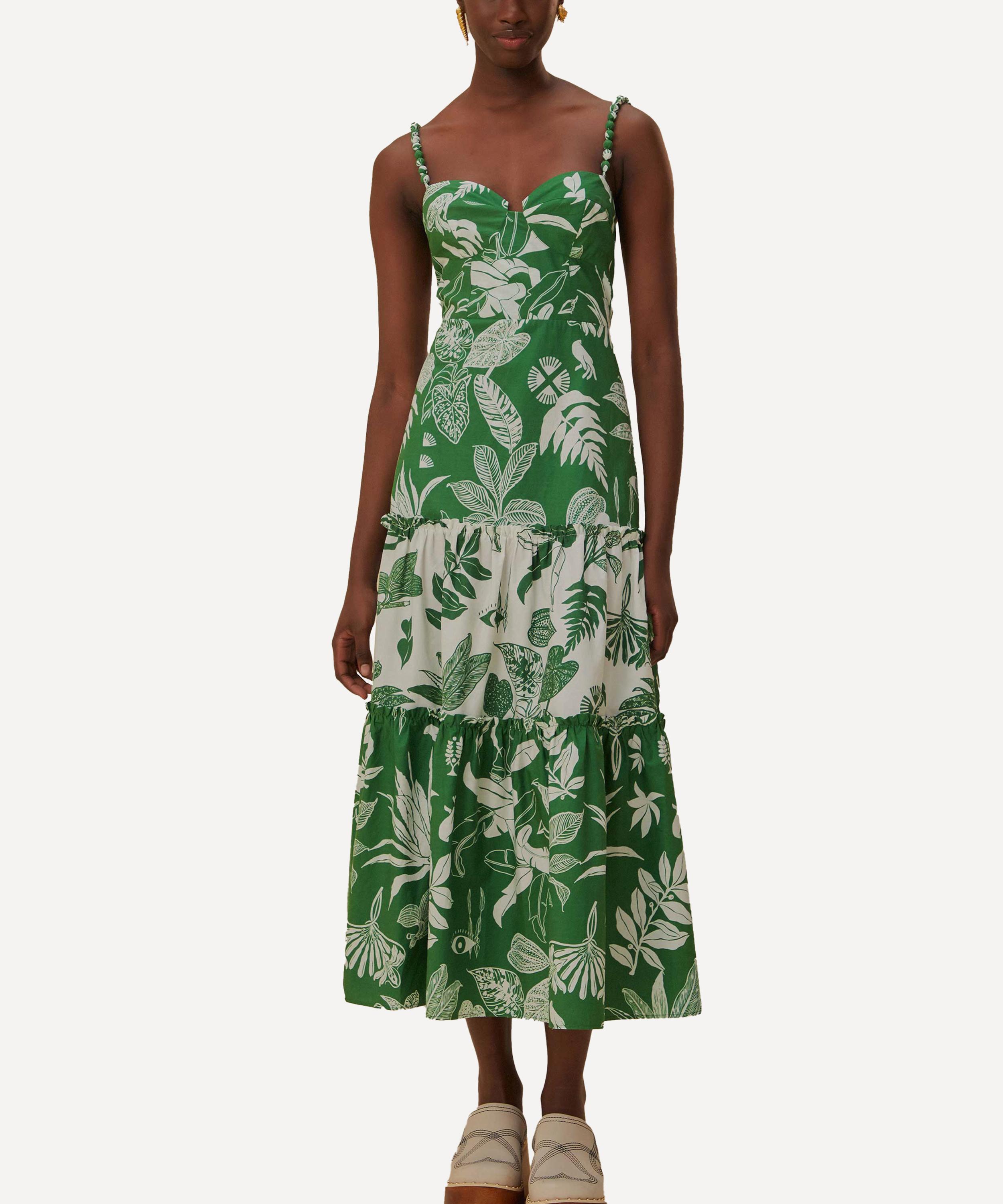 FARM Rio - Forest Soul Mix Midi-Dress image number 1