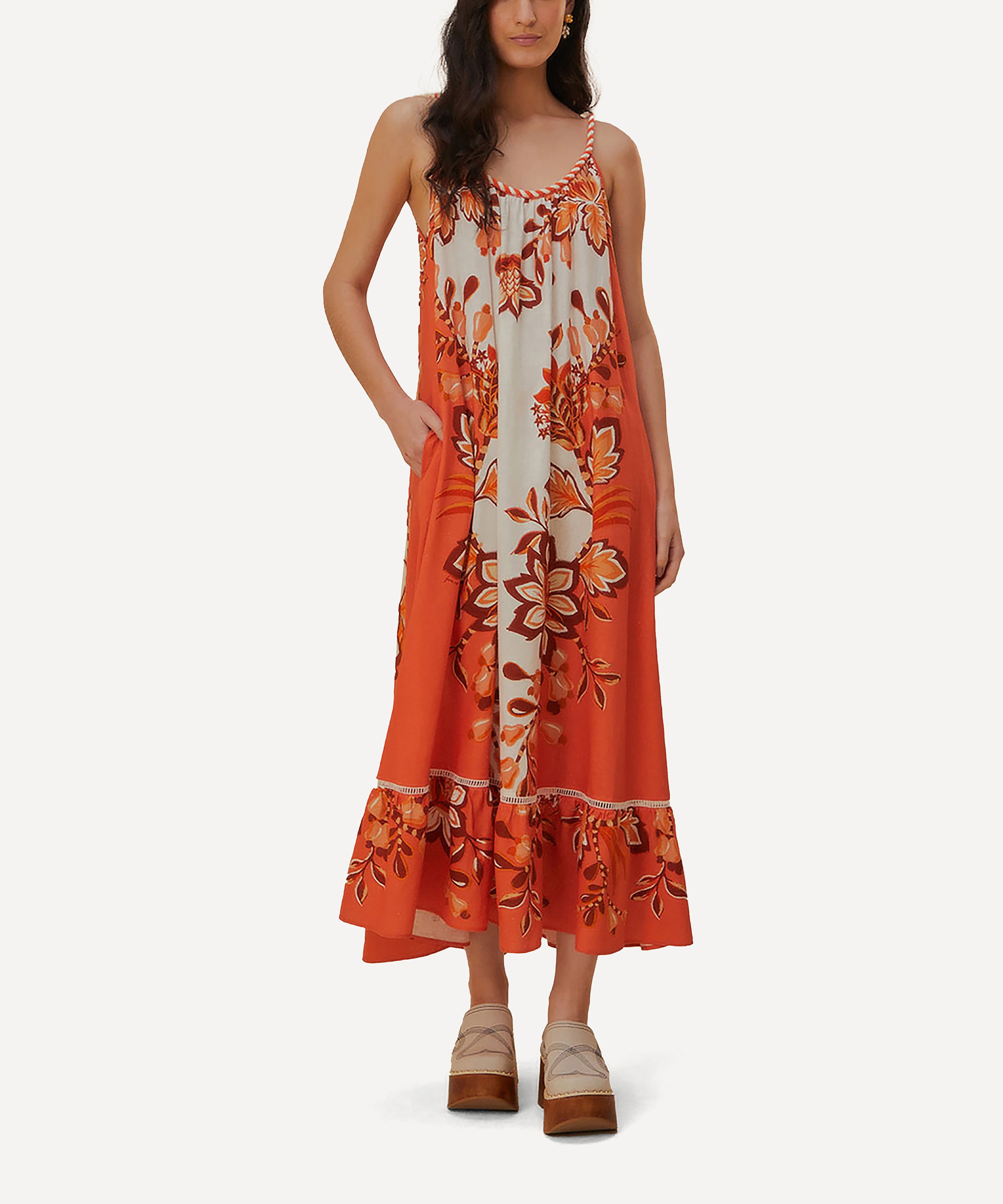 FARM Rio - Aura Cream Maxi Dress image number 1