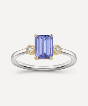 Dinny Hall - 14ct White Gold Violet Tanzanite and Diamond Ring image number 0