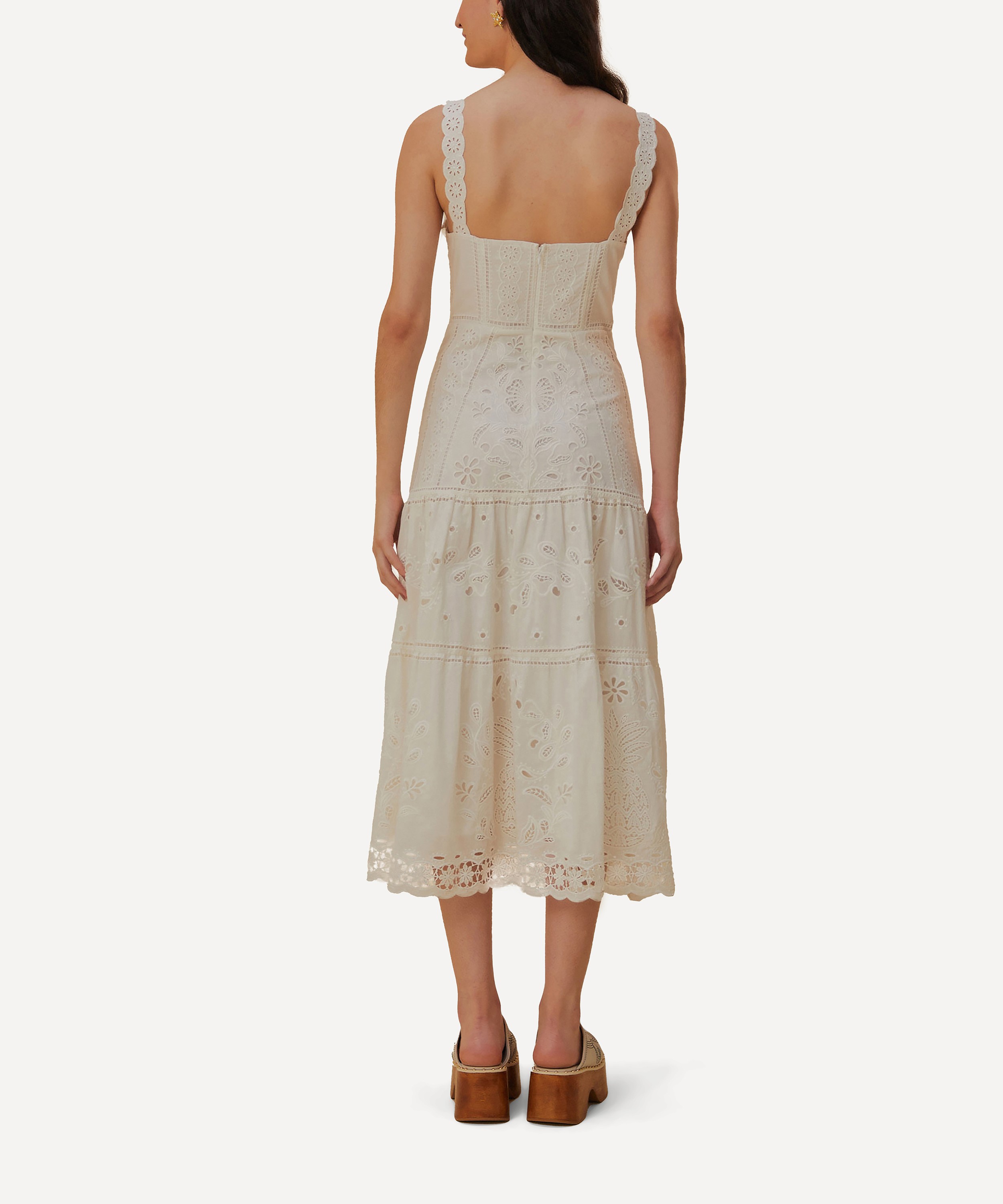 FARM Rio - Richelieu Sleeveless Midi Dress image number 1