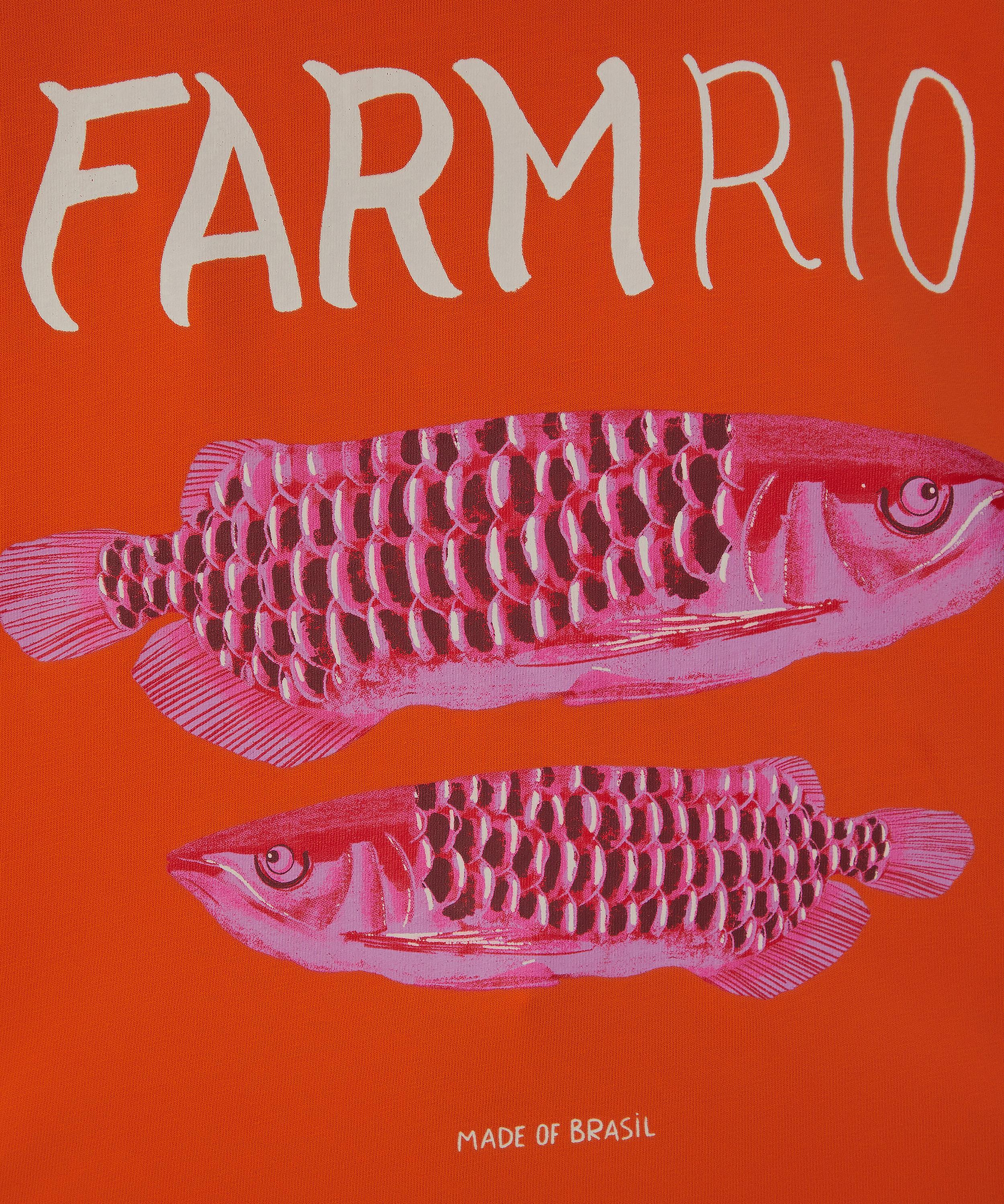 FARM Rio - Orange Farm Cotton T-Shirt image number 3