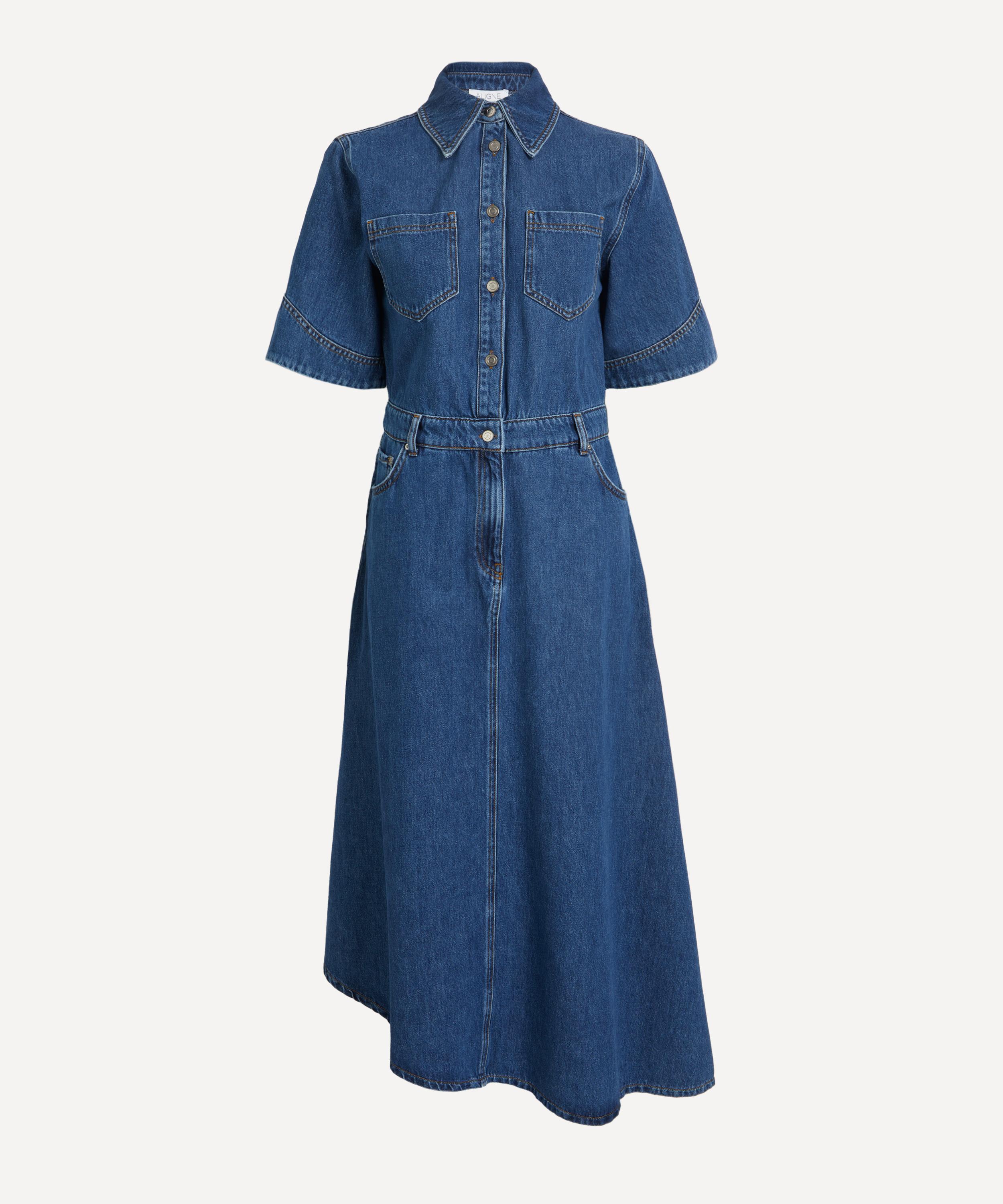 Aligne - Mateo Asymmetric Denim Dress