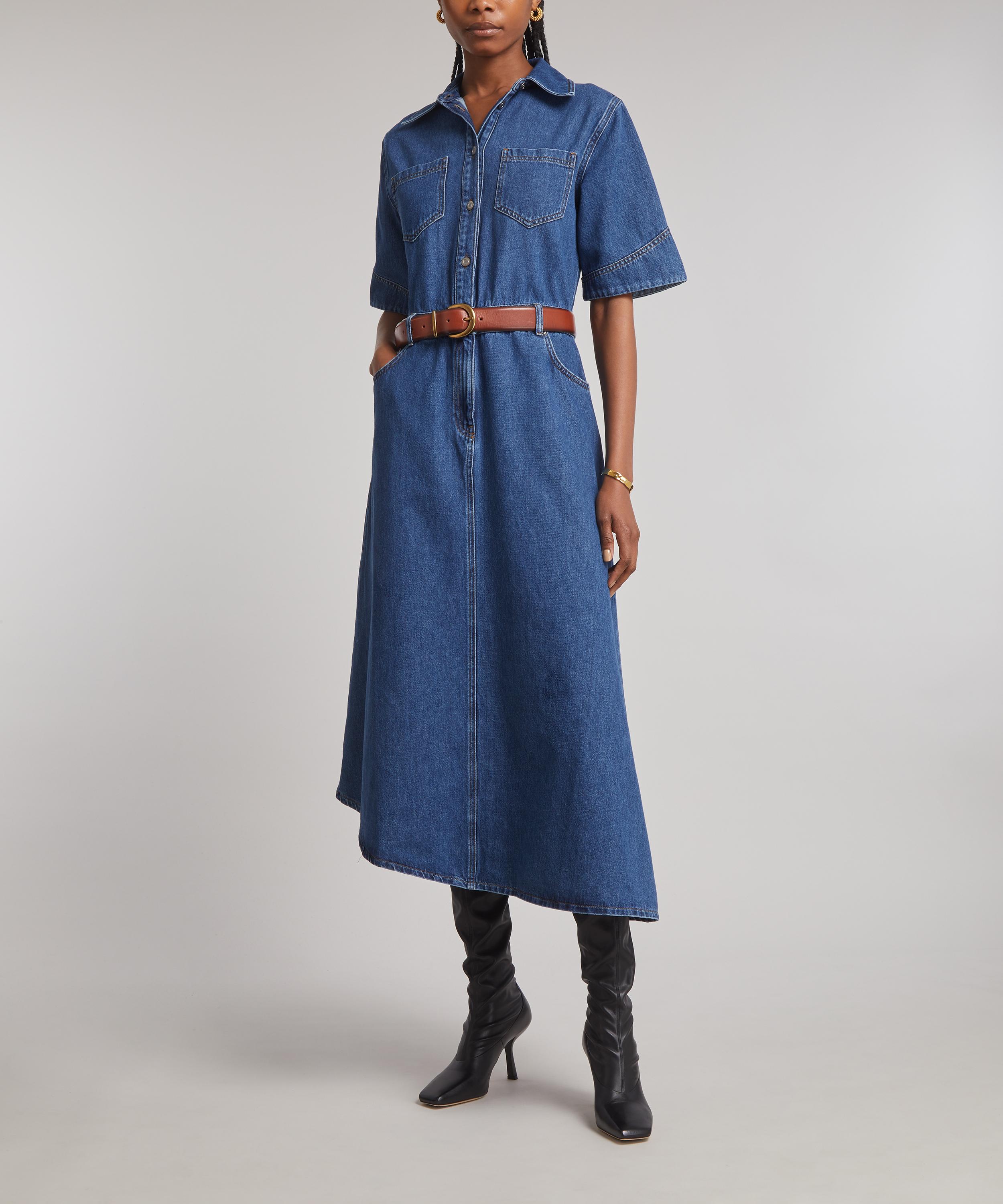 Aligne - Mateo Asymmetric Denim Dress image number 1