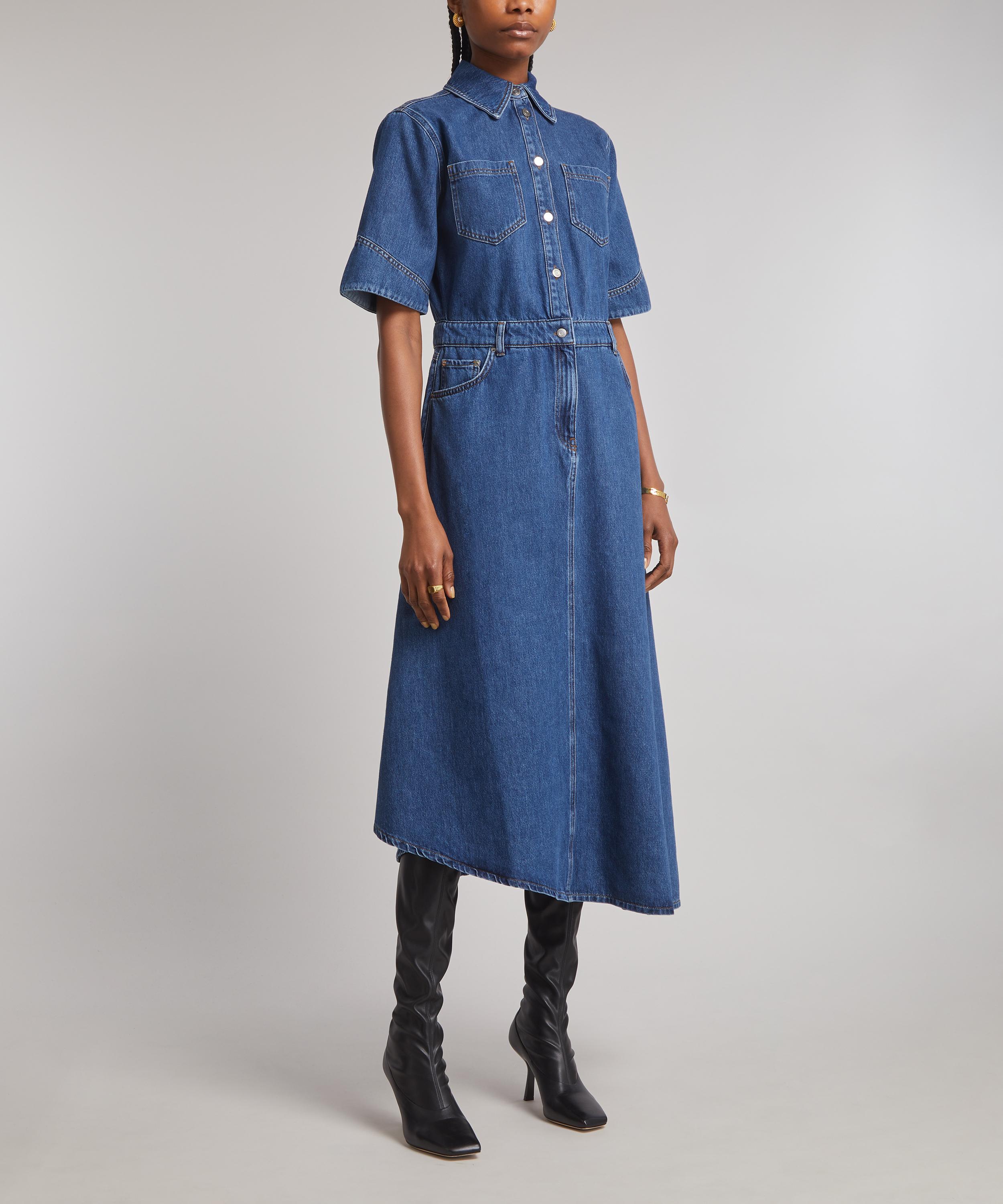 Aligne - Mateo Asymmetric Denim Dress image number 2