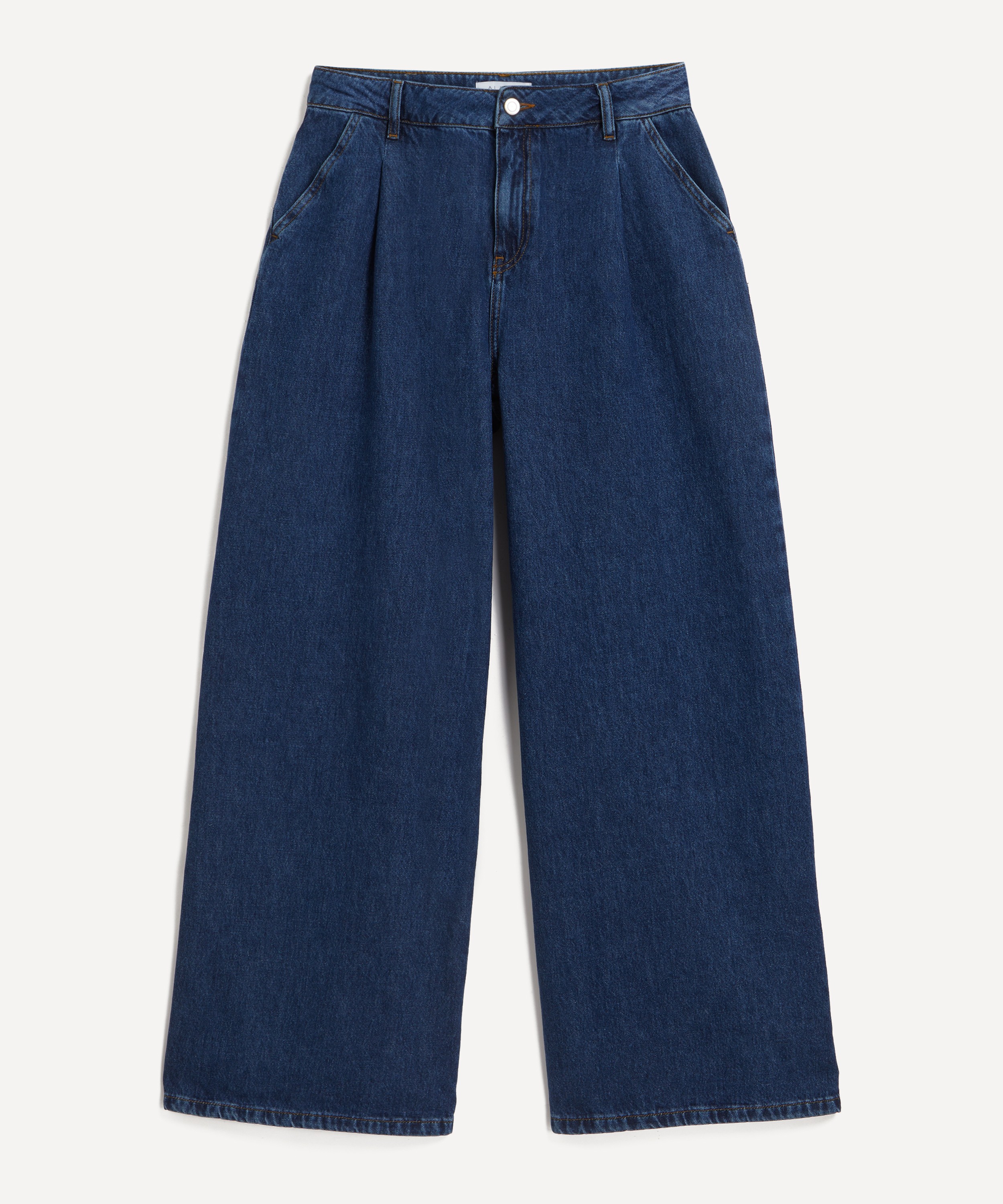 Aligne - Martha Pleat Front Wide Leg Jeans image number 0