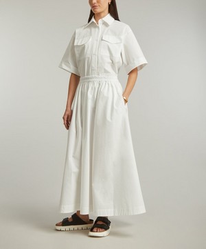 Aligne - Natalie Midaxi Cotton Poplin Skirt image number 1