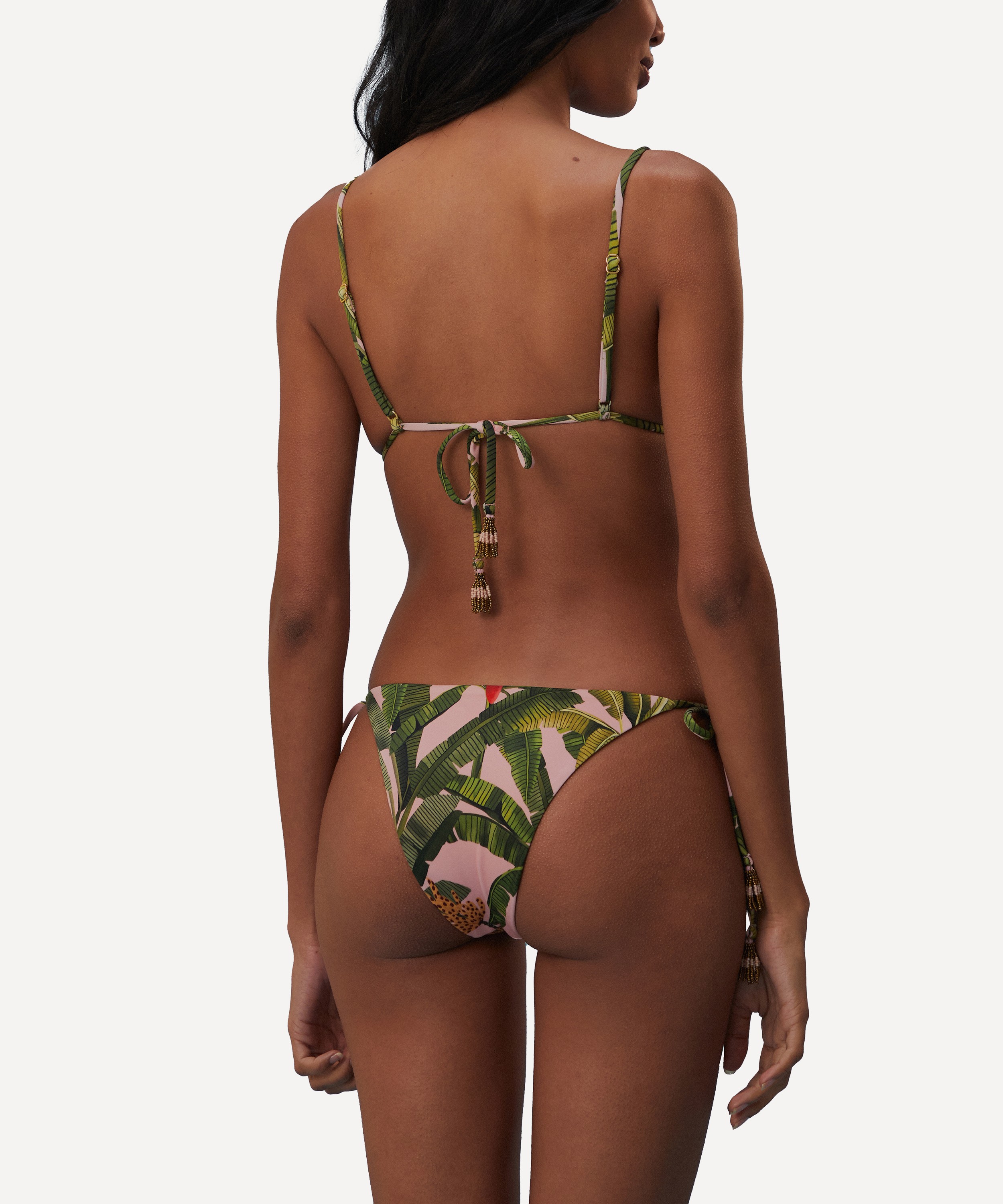 FARM Rio - Banana Leaves Bikini Tie Side Top image number 2