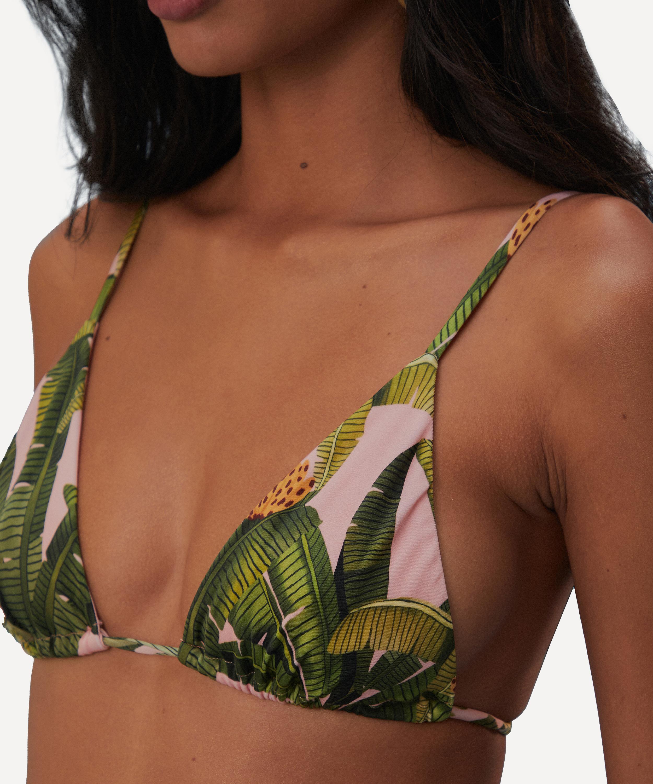 FARM Rio - Banana Leaves Bikini Tie Side Top image number 3