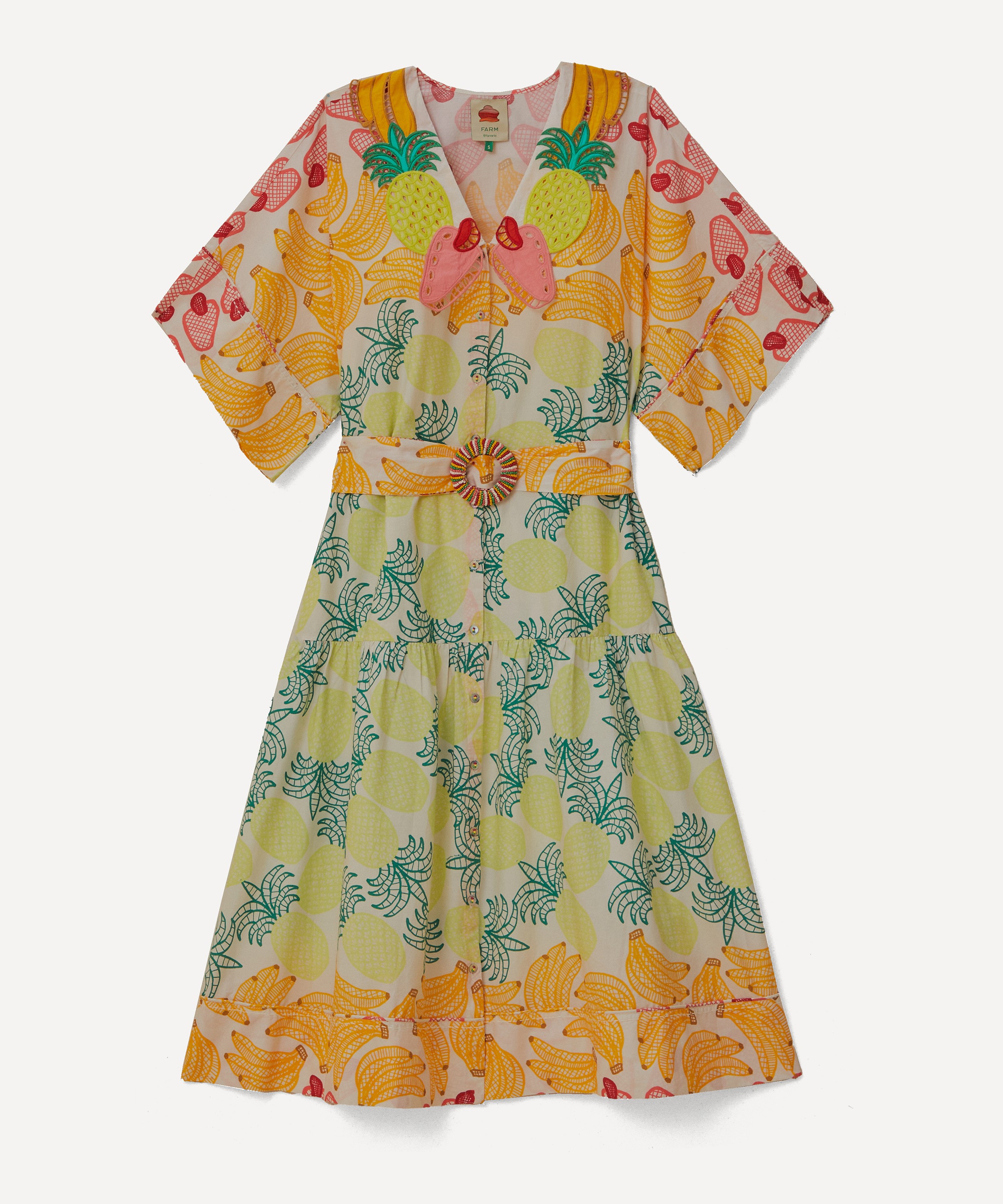 FARM Rio - Tropical Fruits Midi Dress image number 0