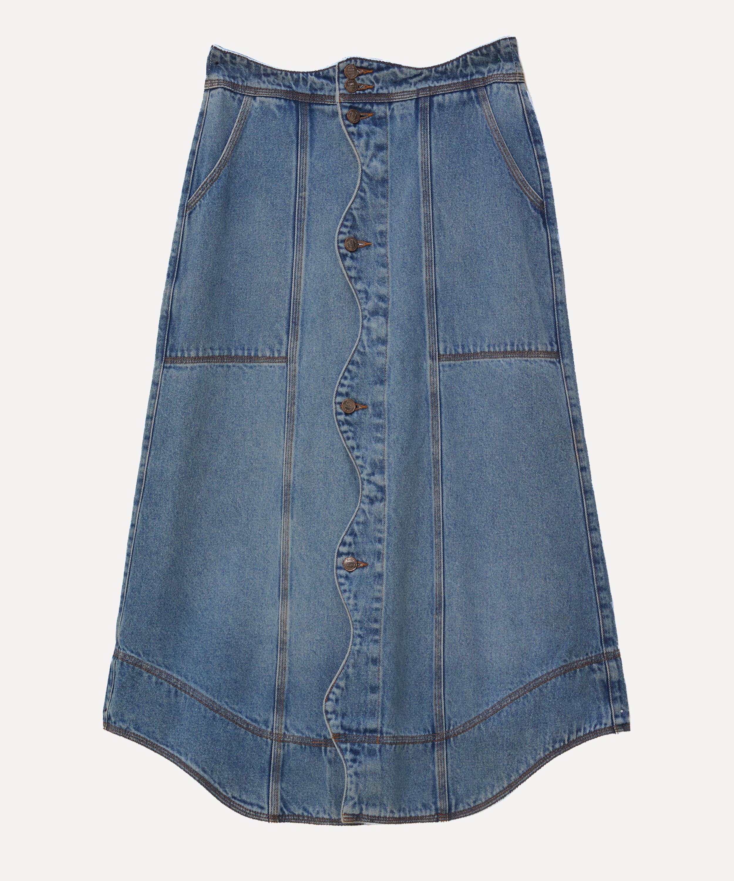 FARM Rio - Denim Wave Skirt