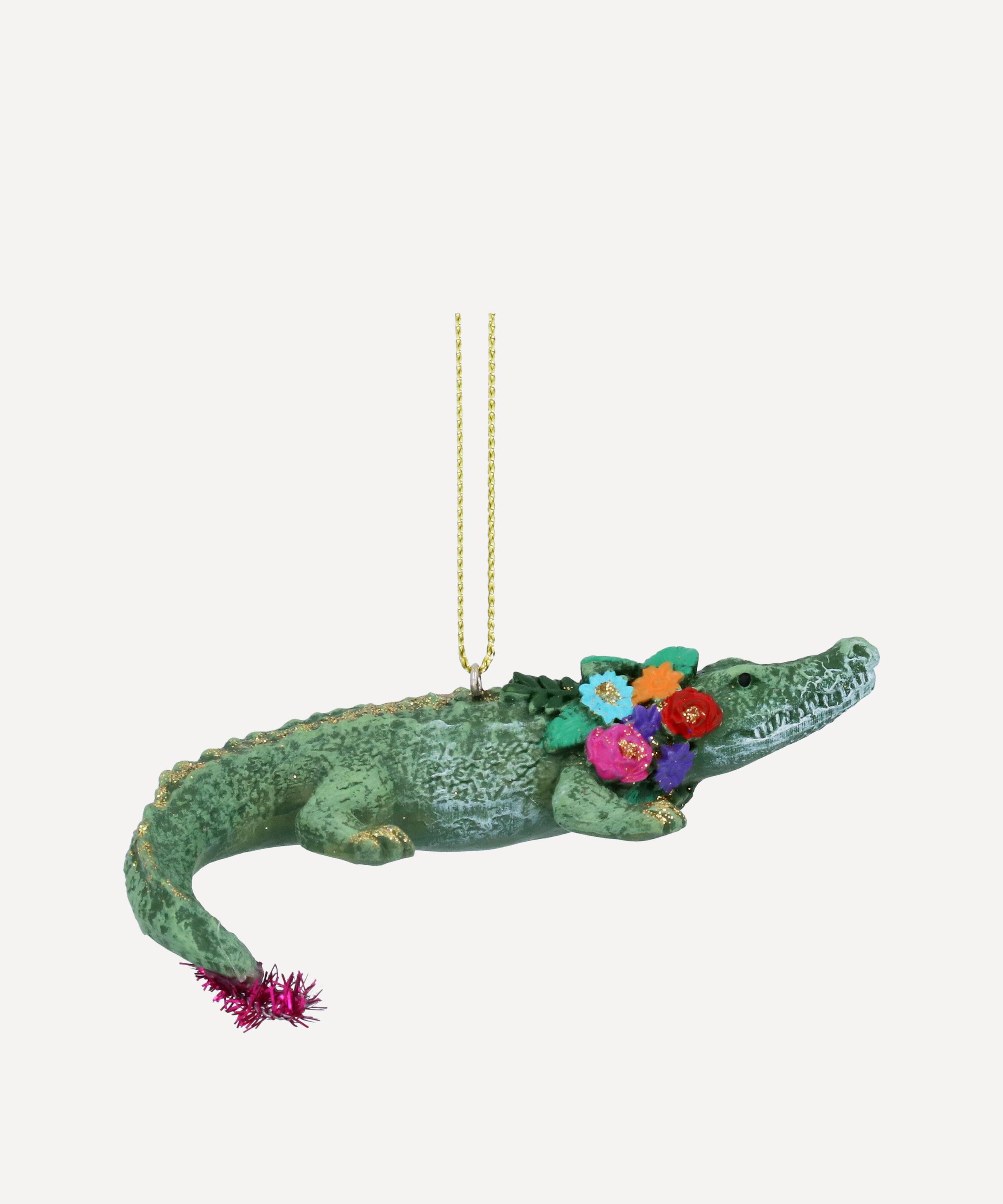 Christmas - Carnival Crocodile Ornament image number 0