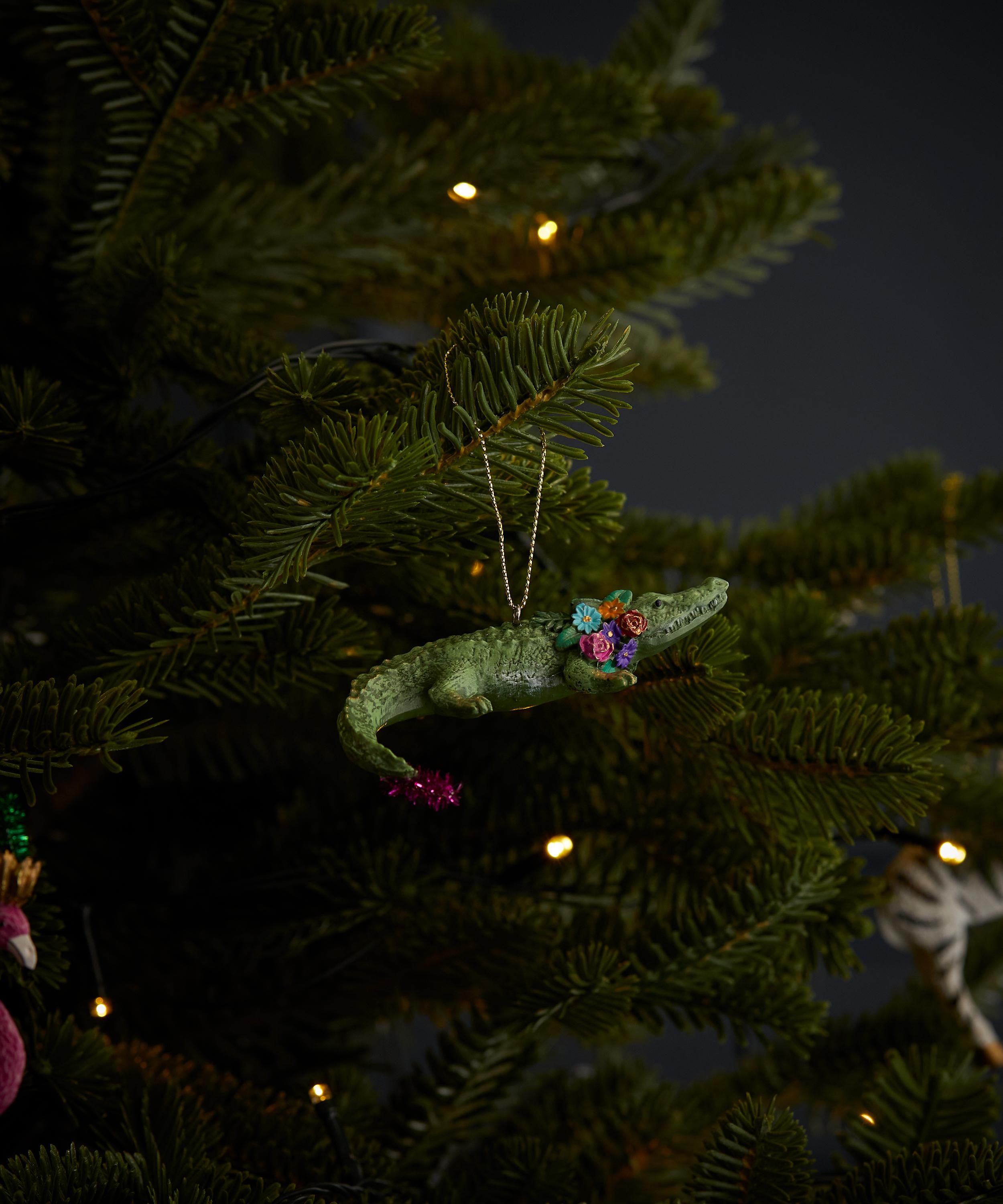 Christmas - Carnival Crocodile Ornament image number 1