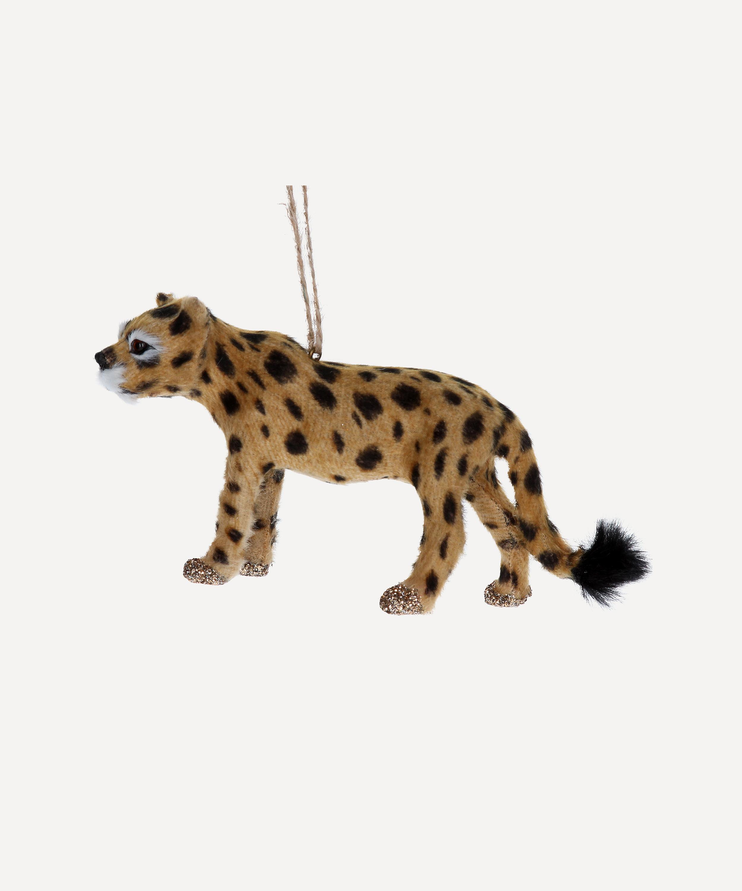 Christmas - Faux Fur Cheetah Ornament image number 0