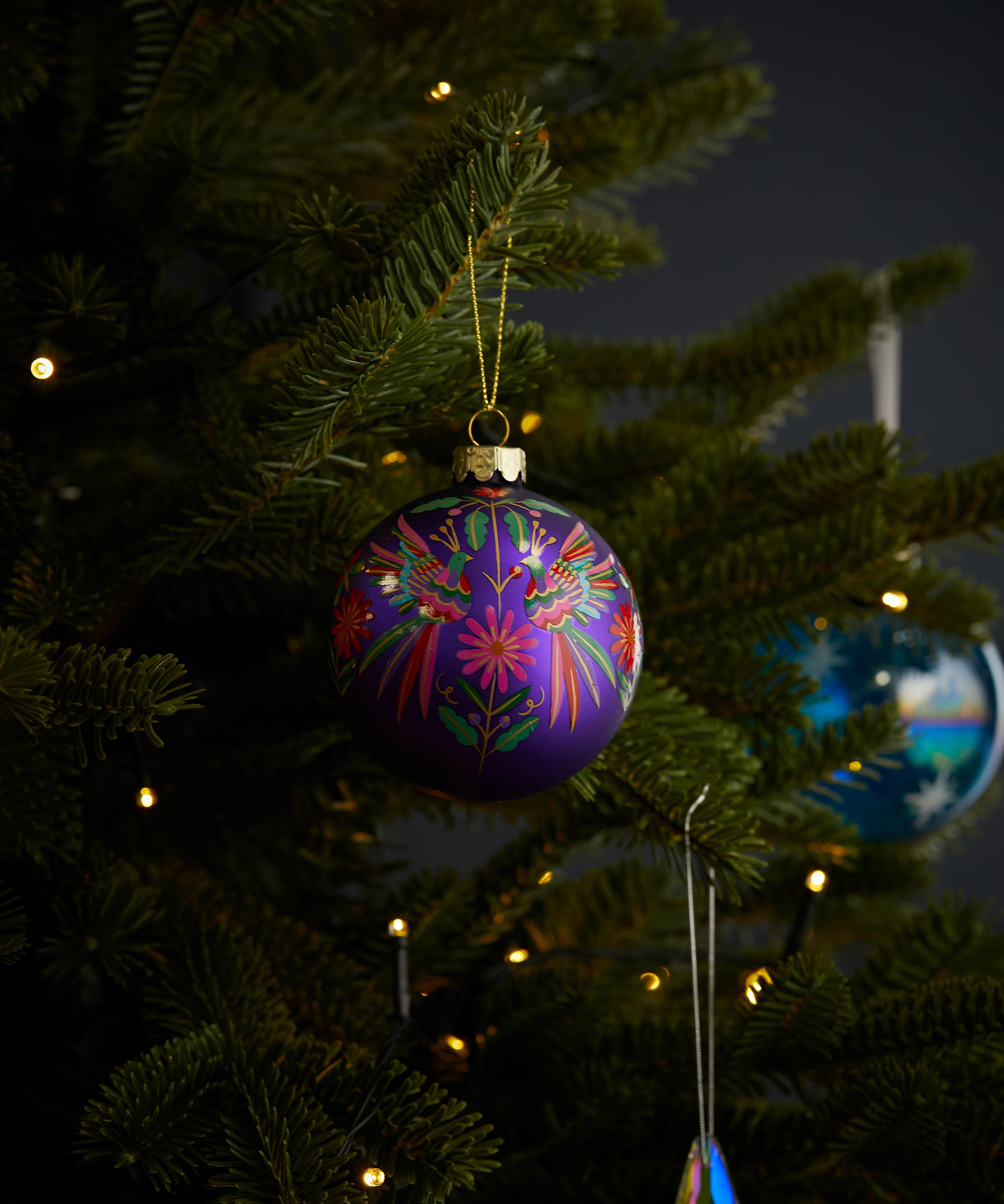 Christmas - Rainbow Birds Bauble image number 1