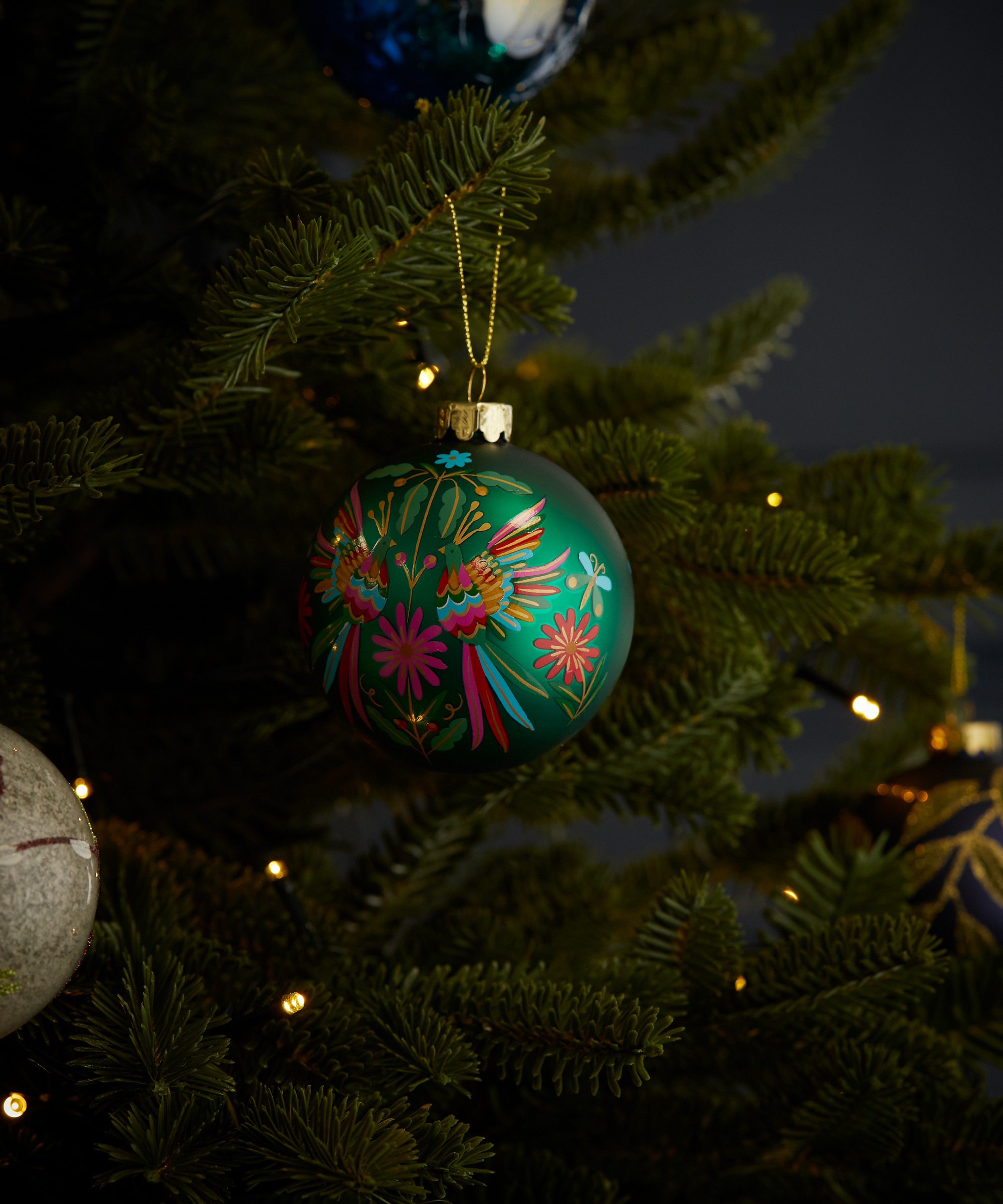 Christmas - Rainbow Birds Bauble image number 1