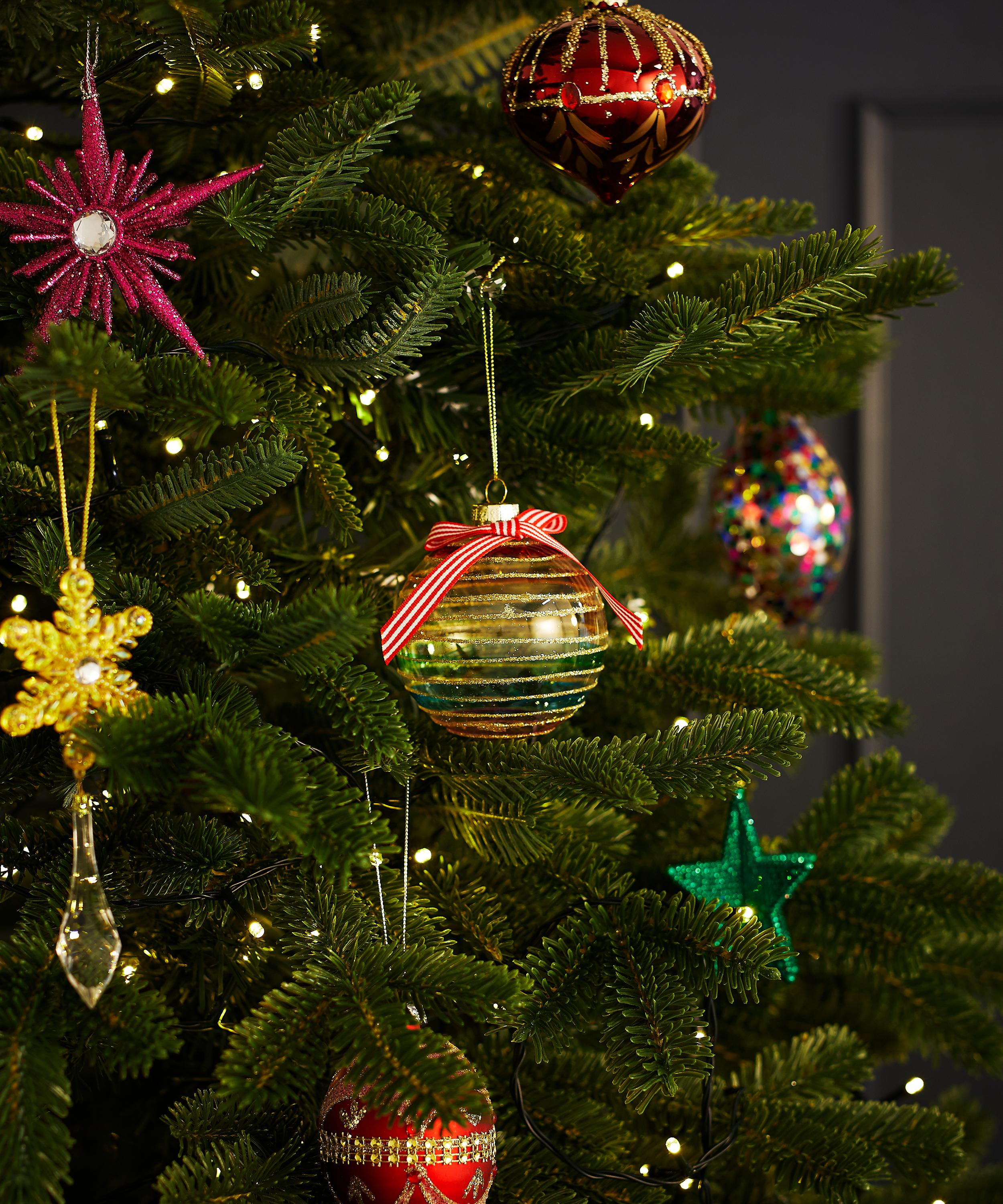 Christmas - Rainbow Glass Bauble image number 1