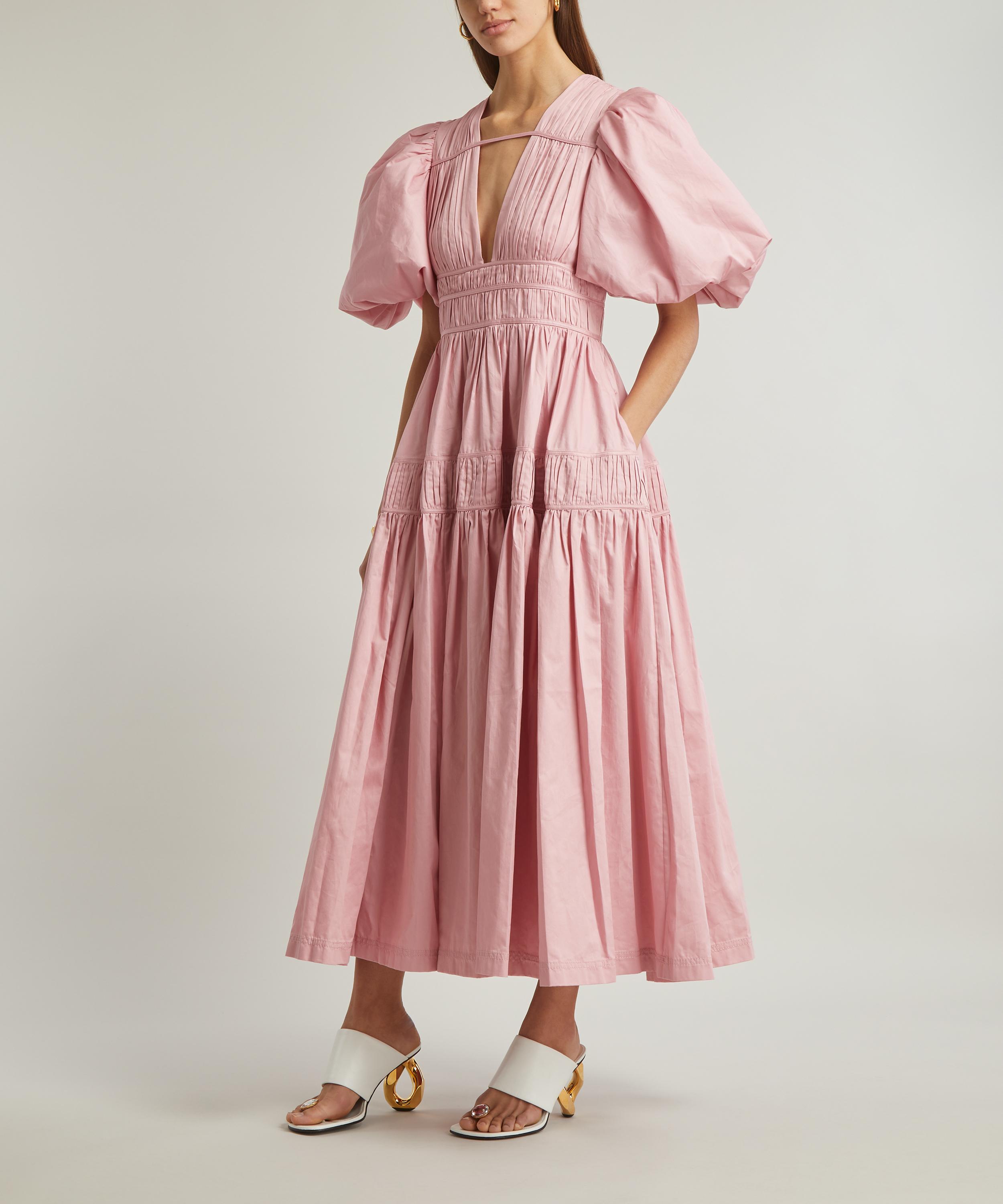 Aje - Fallingwater Ruched Midi Dress image number 2