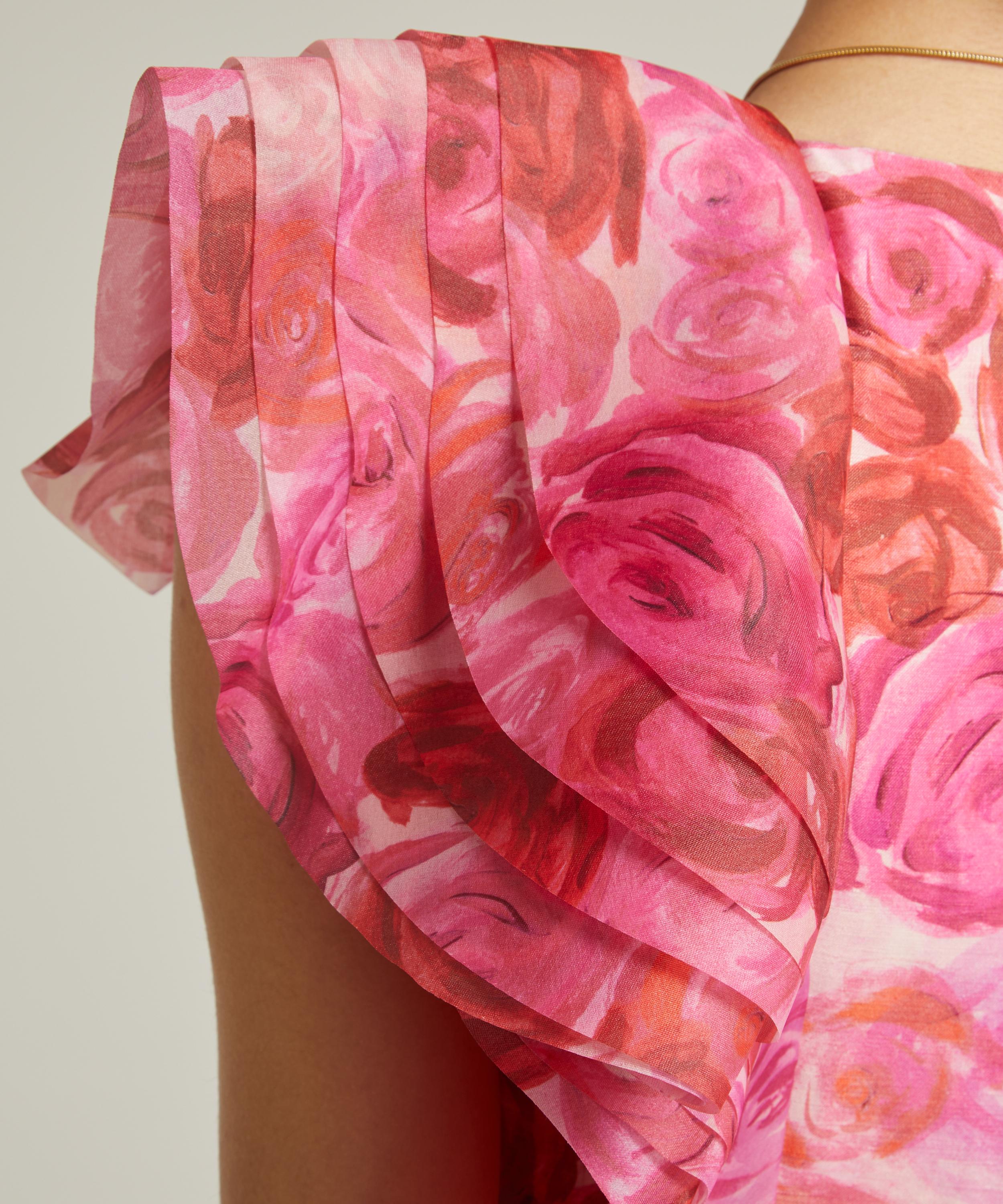 Aje - Enchanted Plunge Midi Dress image number 4