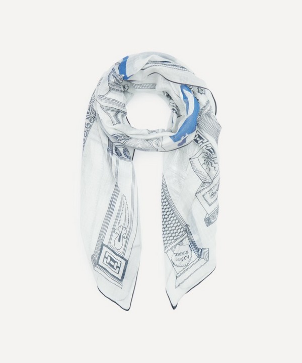 Inoui Editions - Totem Cotton-Silk Scarf image number null