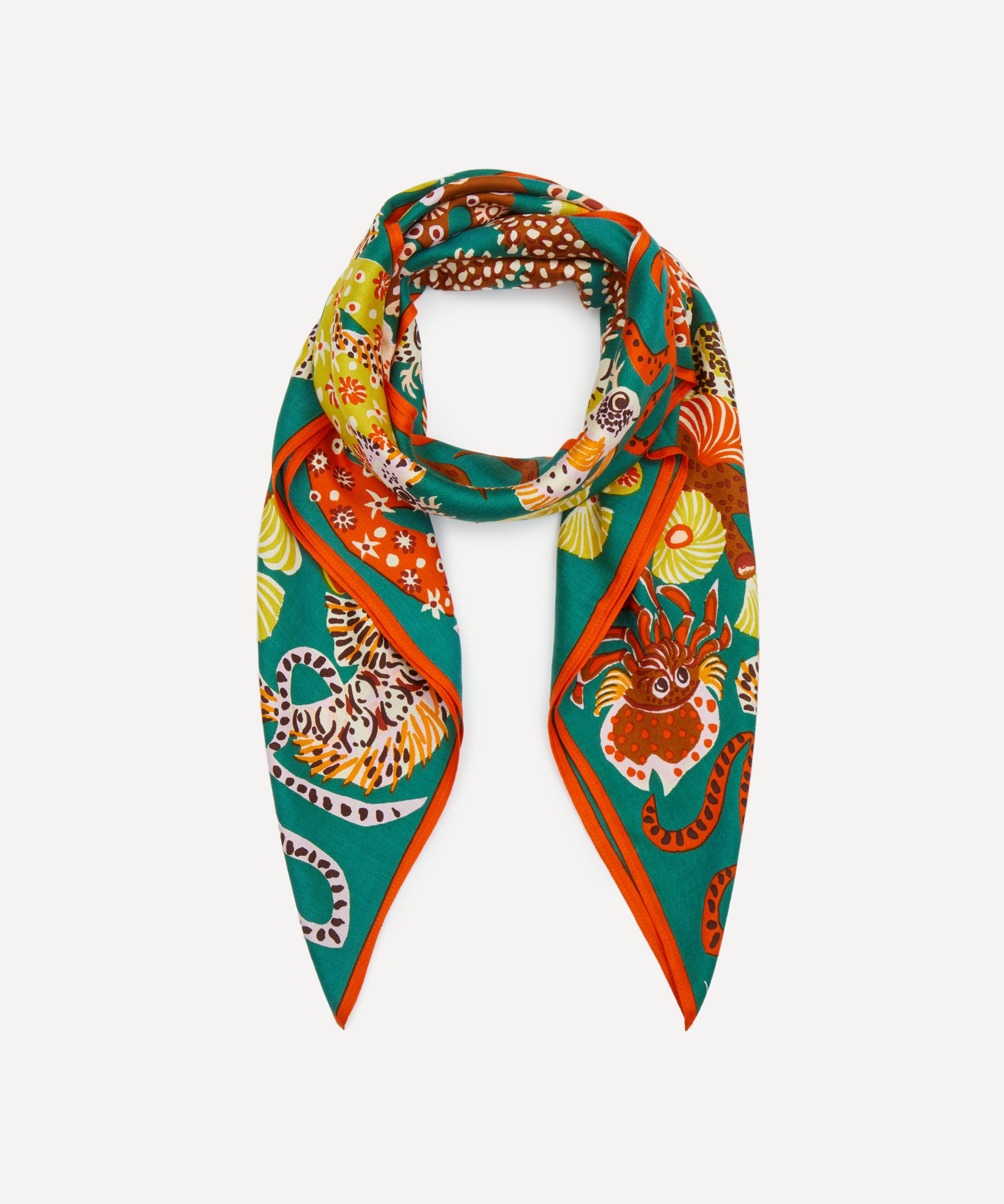 Inoui Editions Jardin de Sirènes Modal-Silk Scarf | Liberty