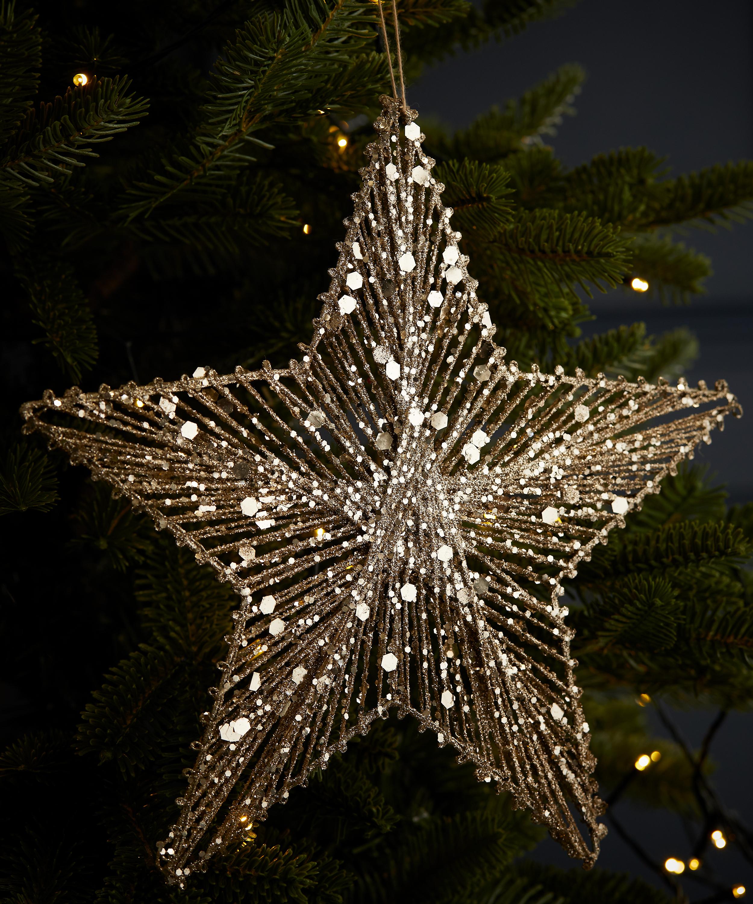 Christmas - Sparkling Star Ornament image number 1