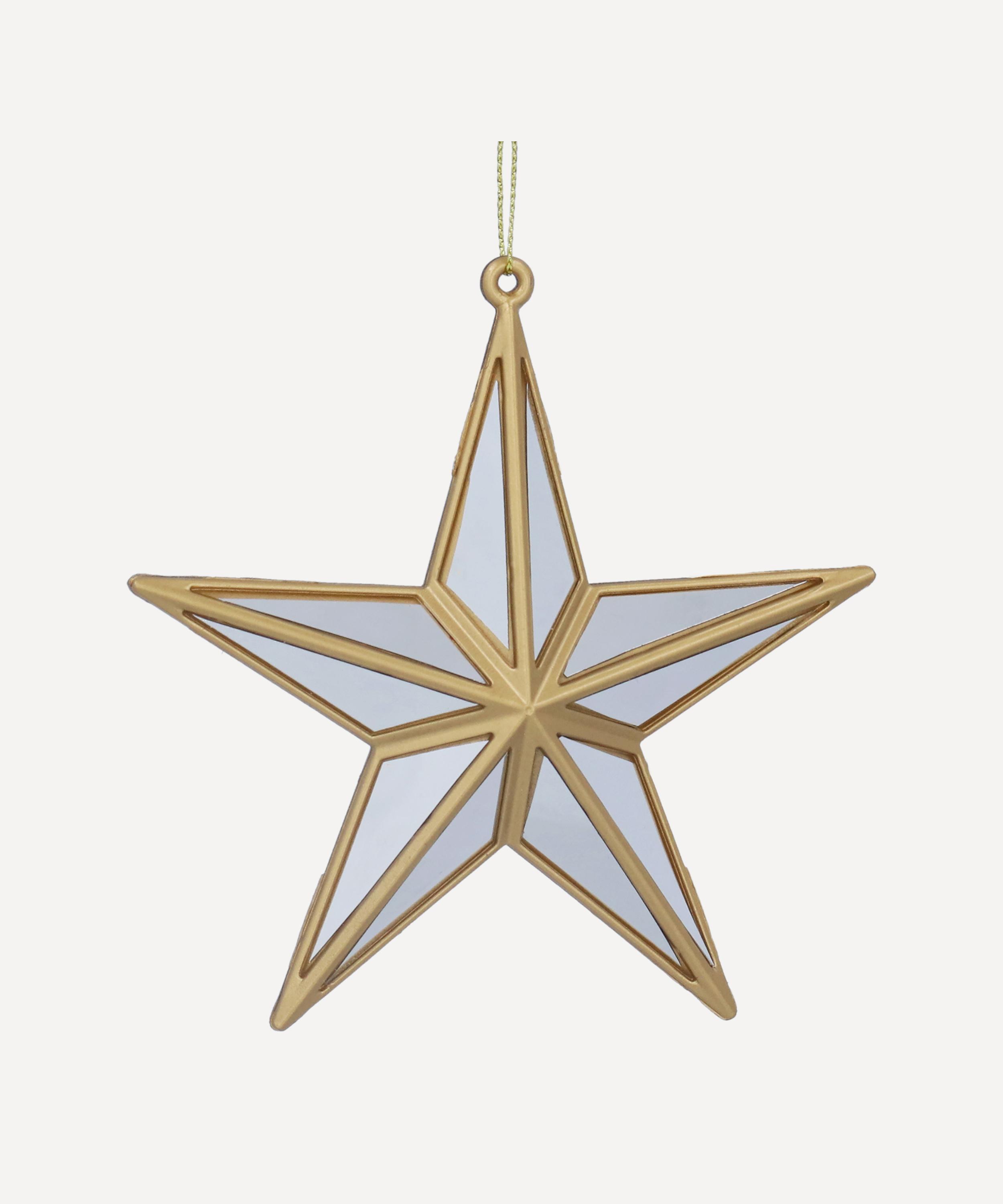 Christmas - Mirror Star Ornament image number 0