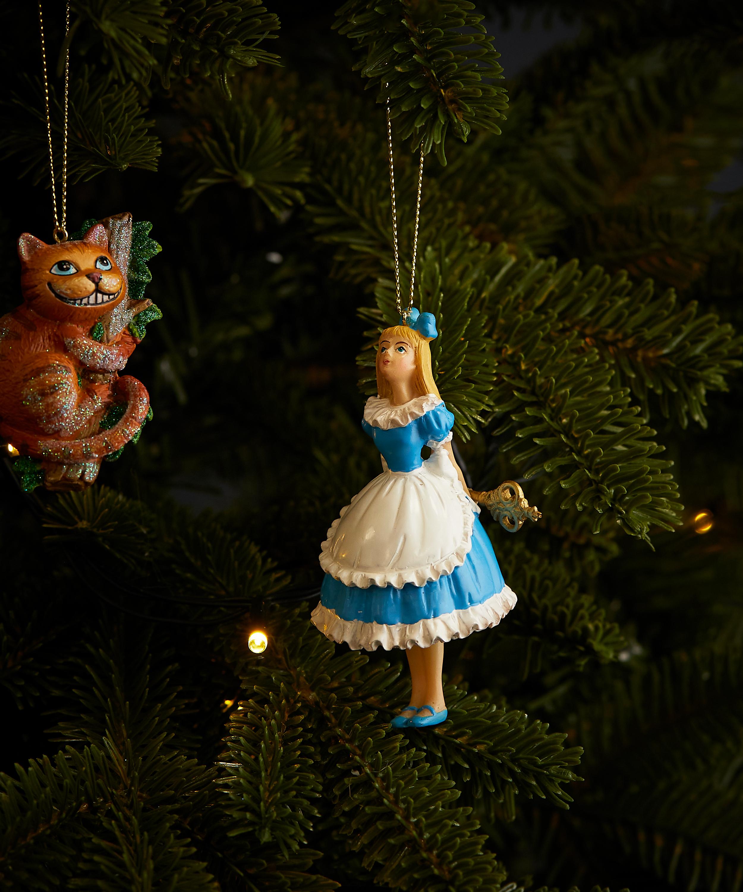 Christmas - Alice in Wonderland Ornament image number 1