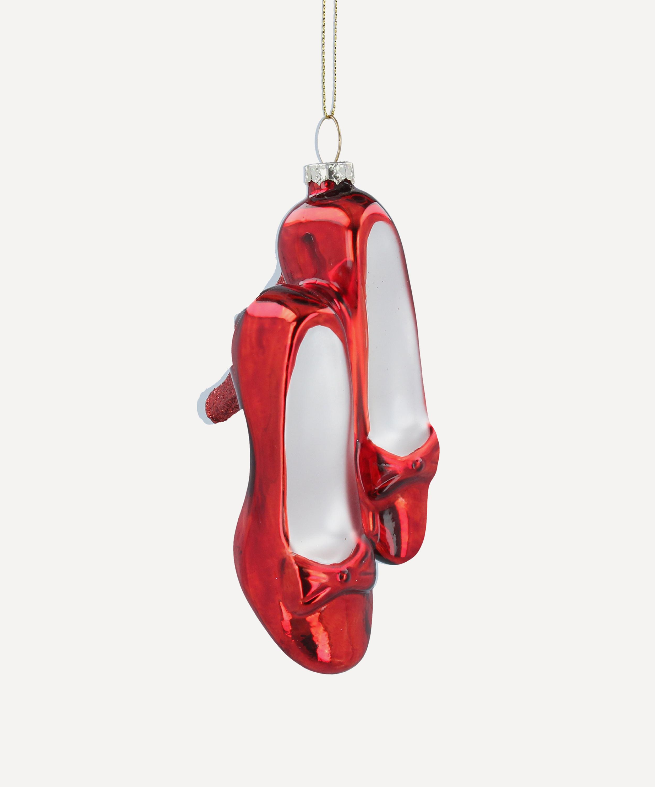 Christmas - Ruby Red Glass Stilettos Ornament image number 0