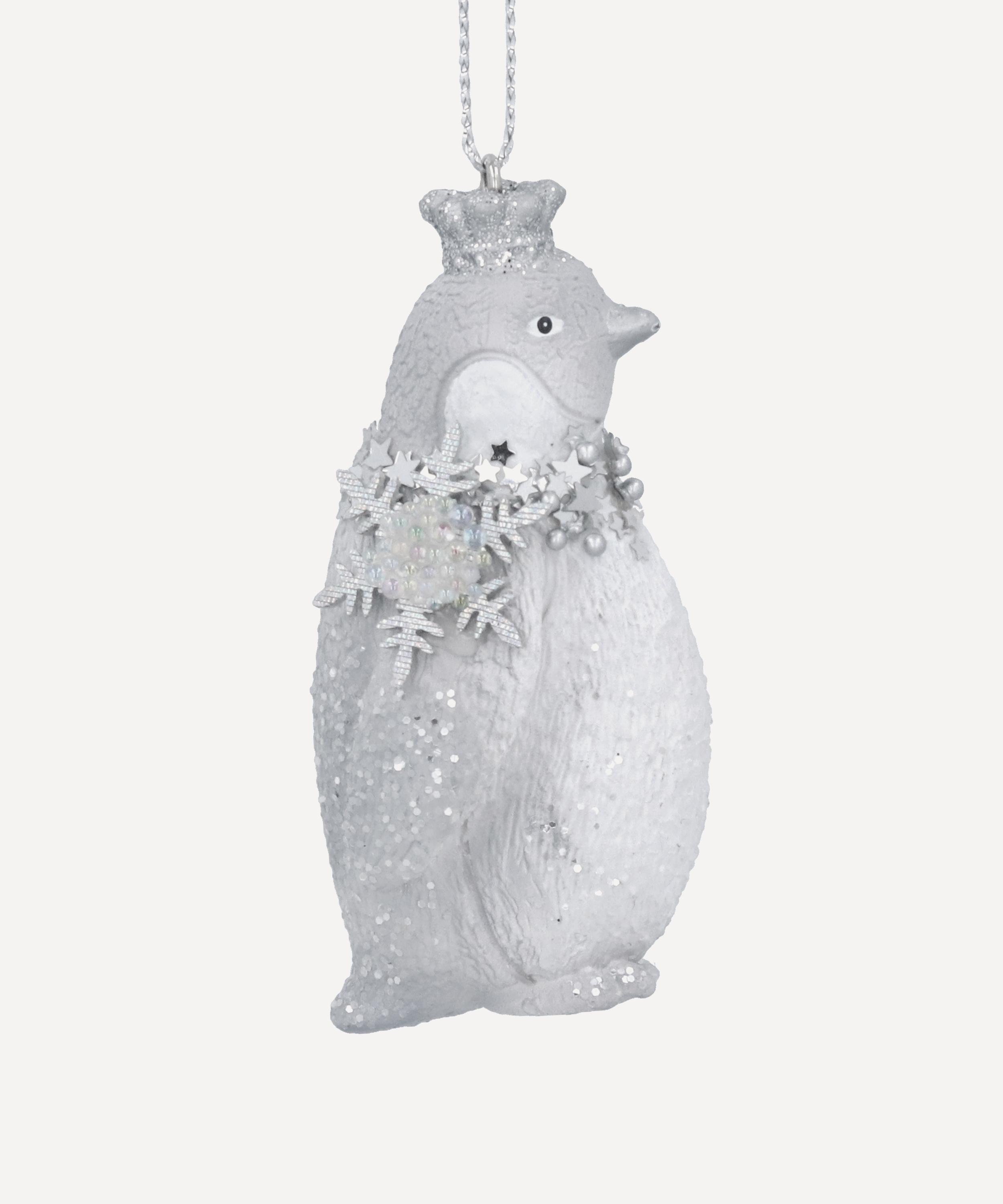 Christmas - Silver Baby Penguin Ornament image number 0