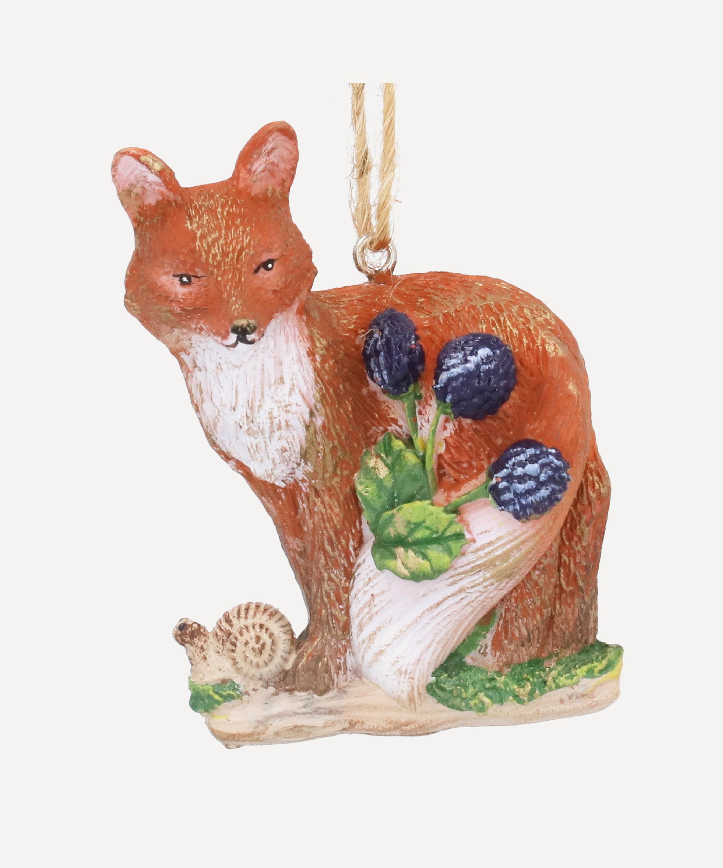 Christmas - Fox With Berries Ornament image number 0