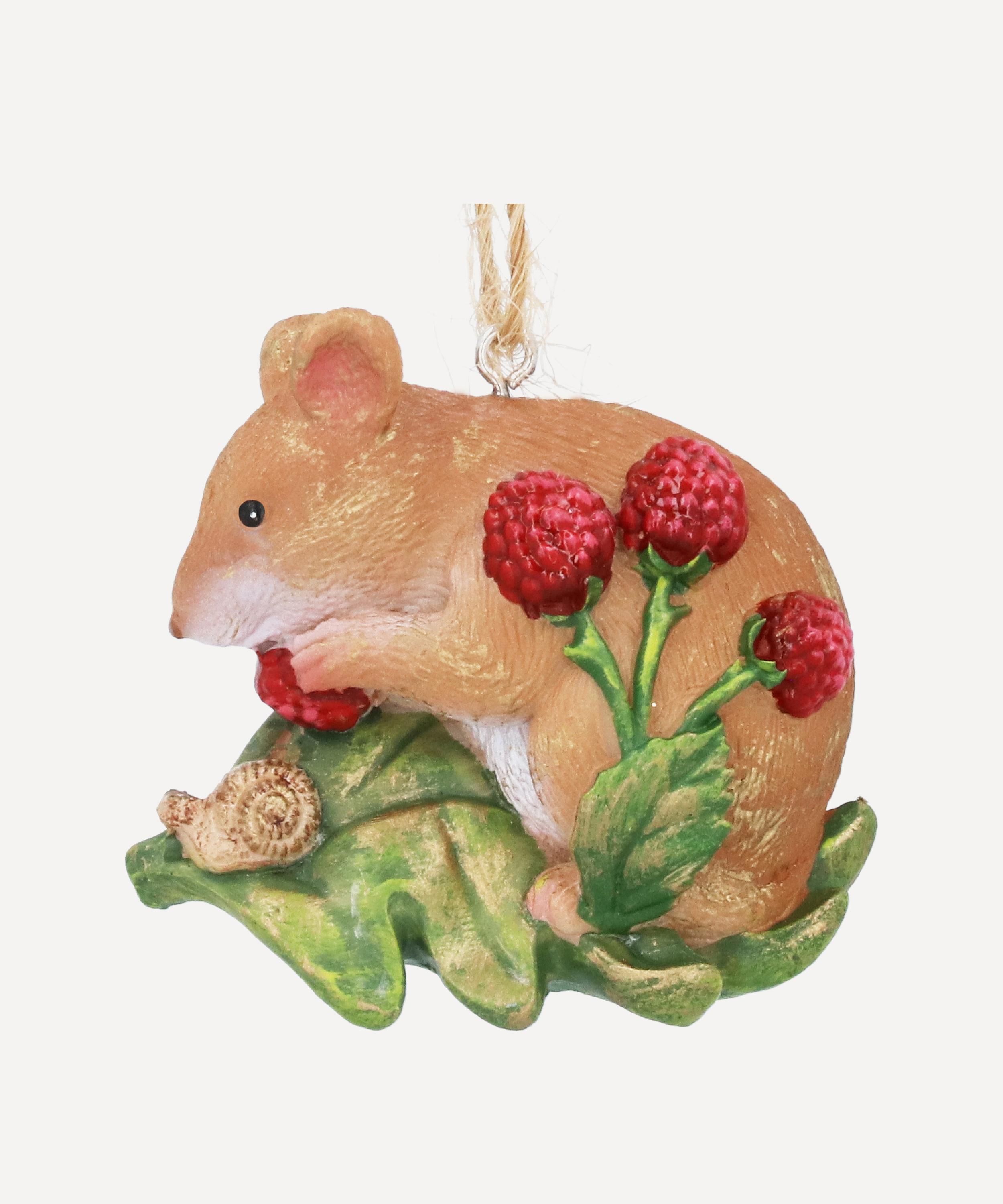 Christmas - Mouse With Berries Ornament