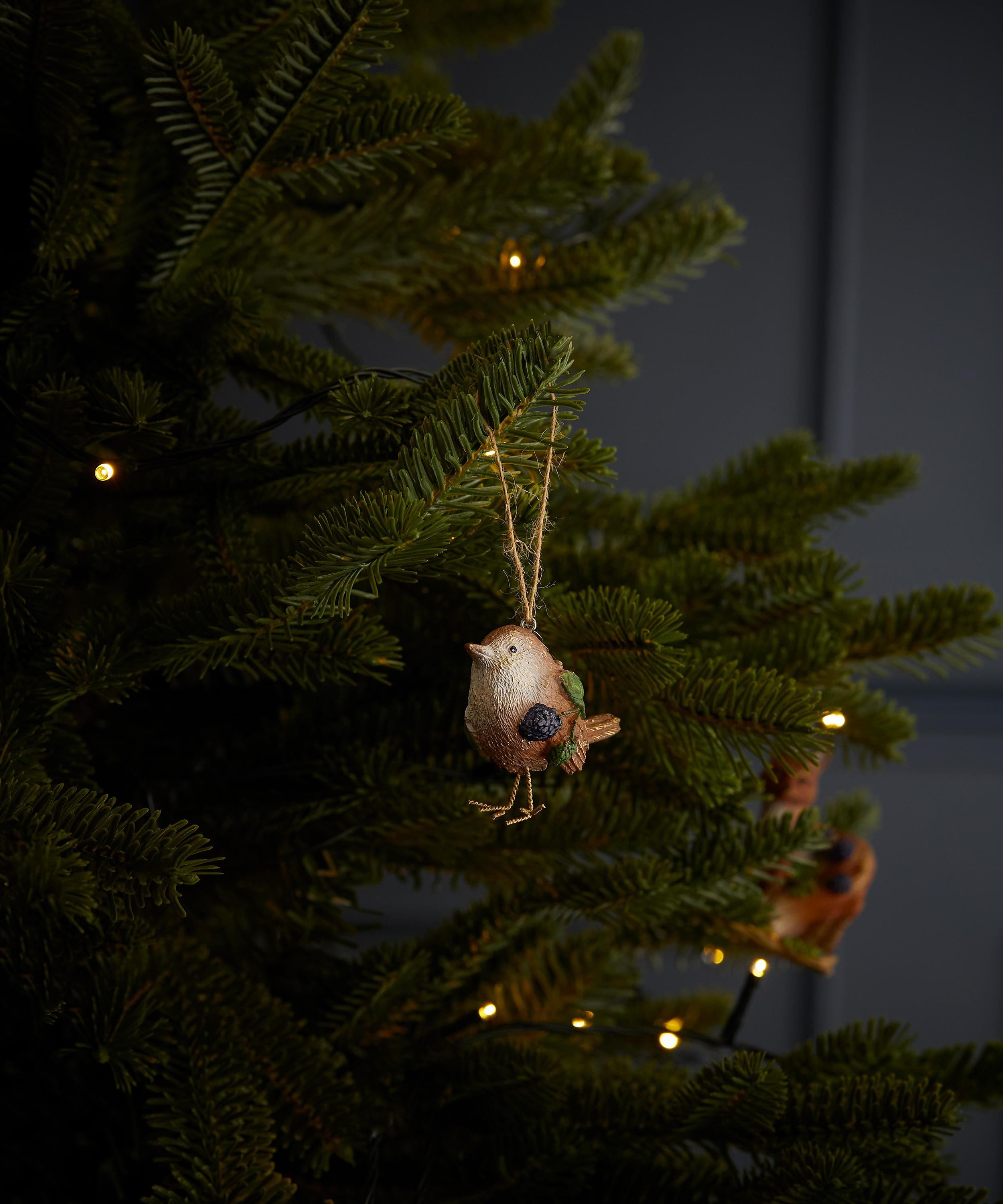 Christmas - Wren With Berries Ornament image number 1