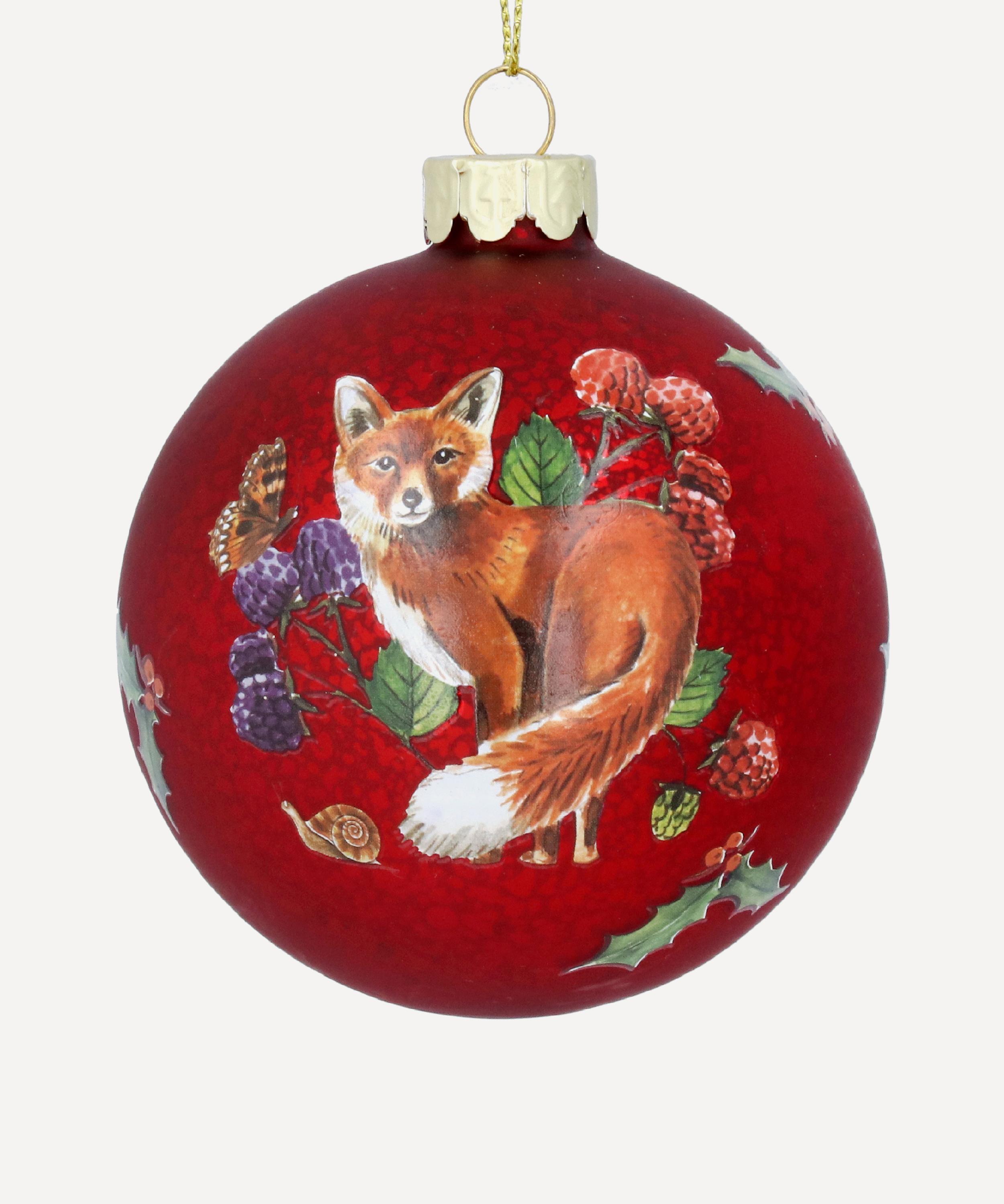 Christmas - Antique Style Fox Bauble image number 0