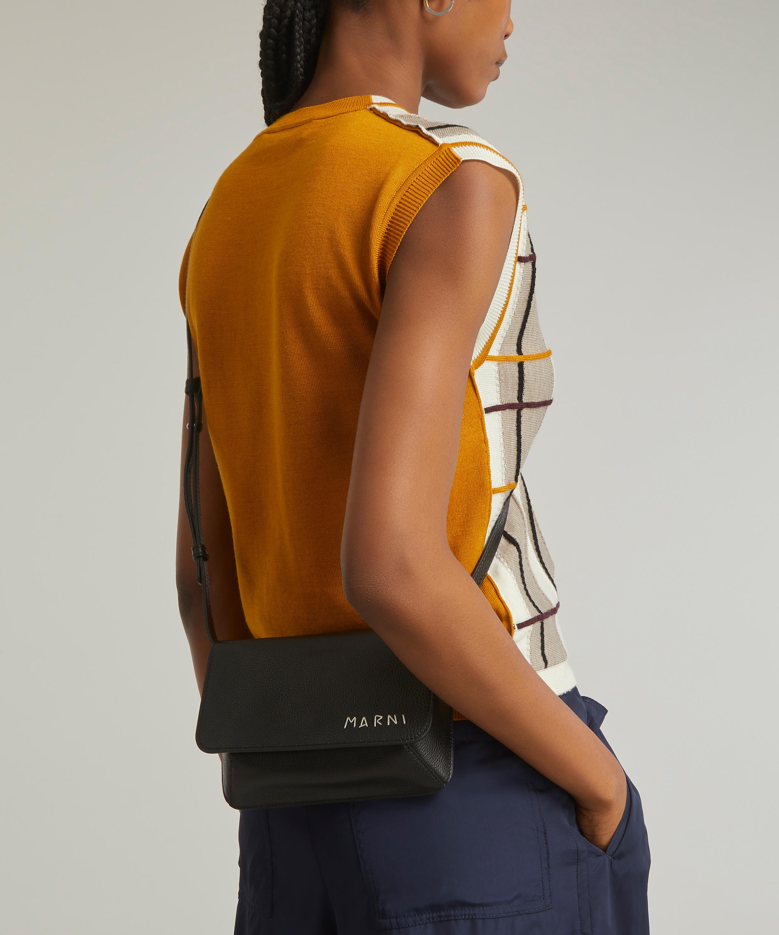 Marni - Leather Flap Shoulder Bag image number 1