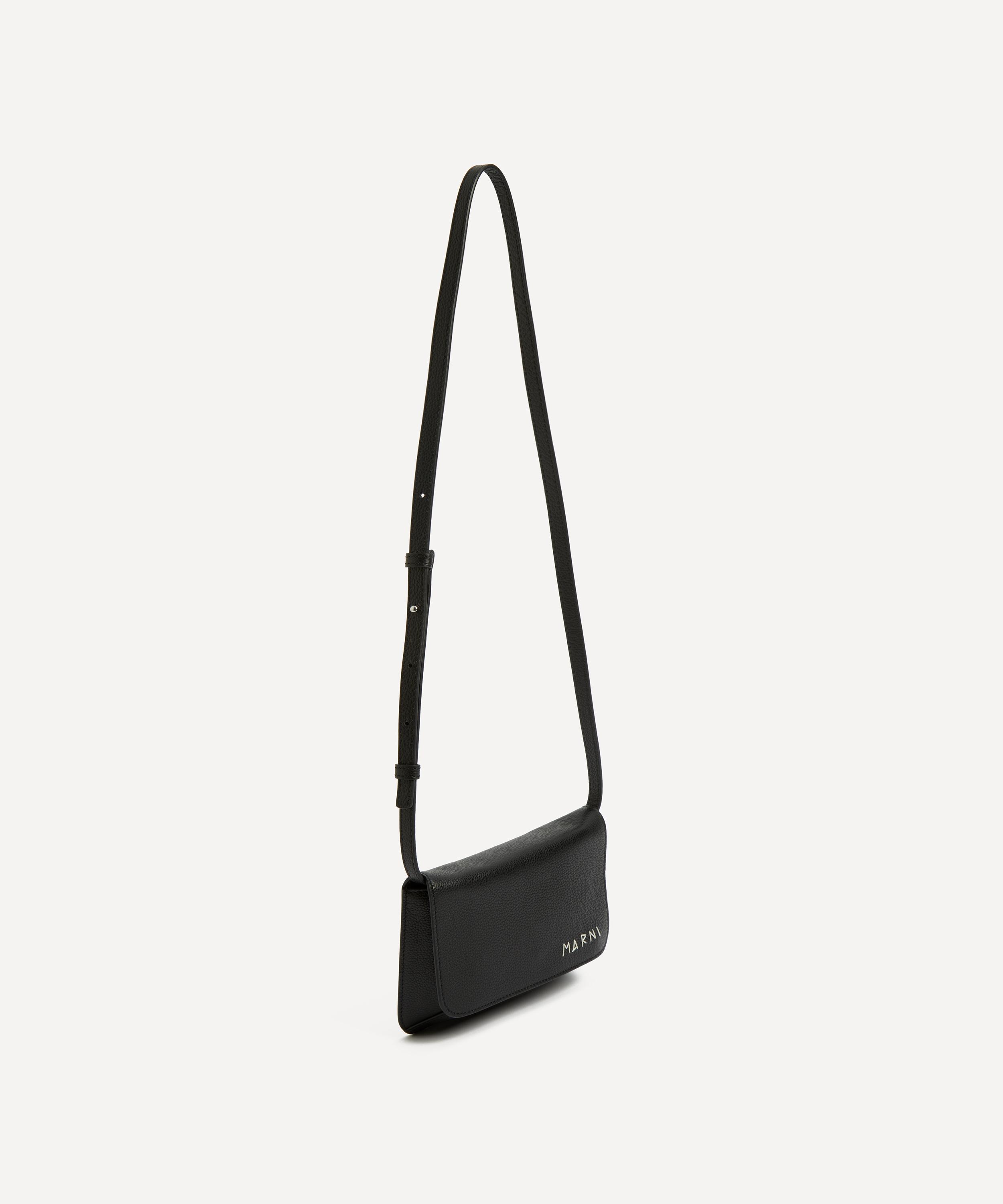 Marni - Leather Flap Shoulder Bag image number 2