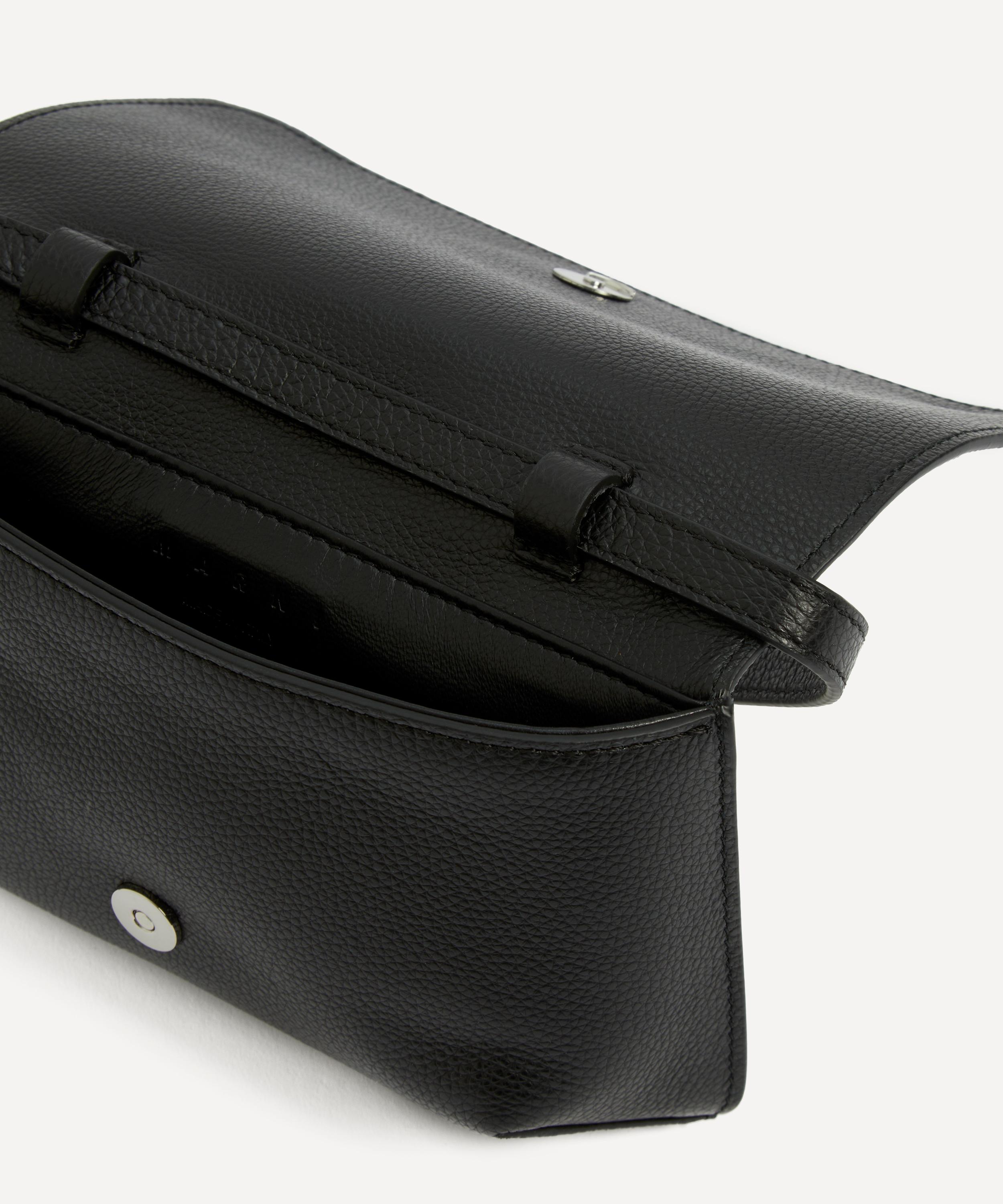Marni - Leather Flap Shoulder Bag image number 4