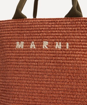 Marni - Small Basket Tote Bag image number 4