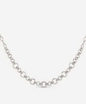 Dinny Hall - Sterling Silver Thalassa Faceted Link Necklace image number 0